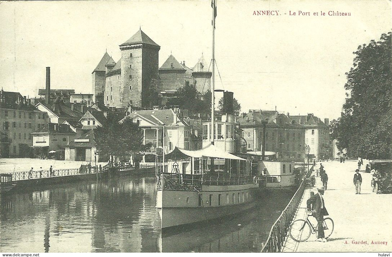 74  ANNECY - LE PORT ET LE CHATEAU (ref 8703) - Annecy