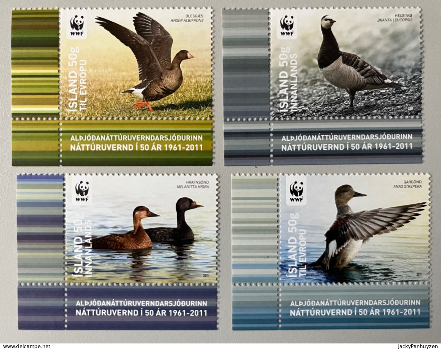 WWF 2011 : ISLAND - Birds - MNH ** - Nuevos