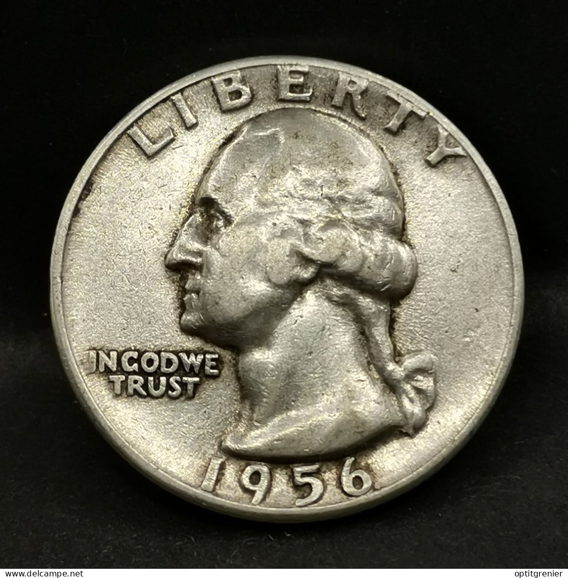 WASHINGTON QUARTER DOLLAR ARGENT 1956 PHILADELPHIE USA / SILVER / 1/4 $ - 1932-1998: Washington
