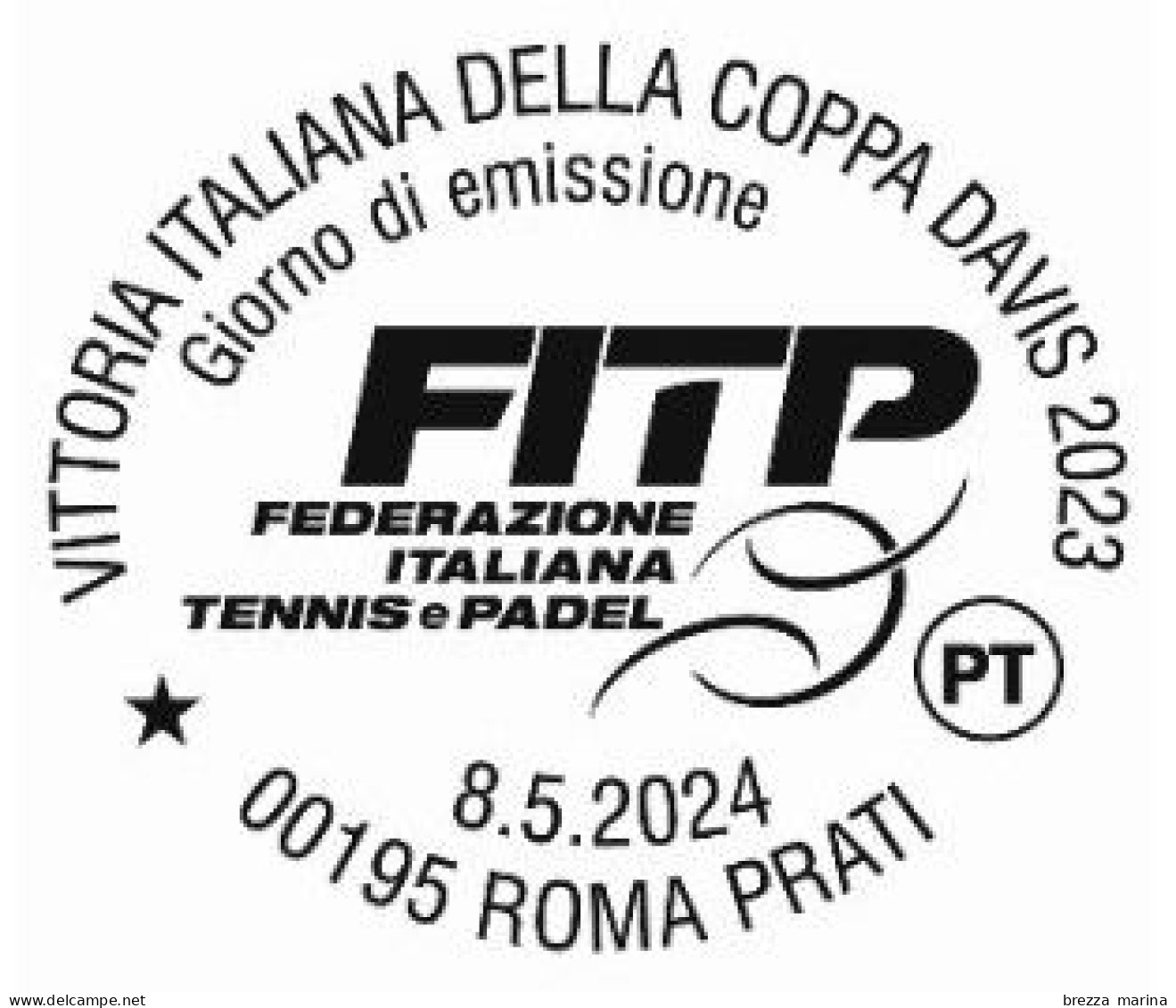 Nuovo - MNH - ITALIA - 2024 - Vittoria Italiana Della Coppa Davis 2023 – Foglietto - A Zona 1 - Barre 2441 - Blocs-feuillets