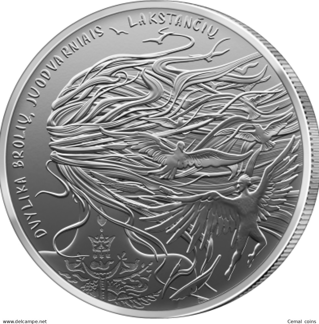 Lithuania 2024 1.5 Euro Coin - The Twelve Brothers, Twelve Black Ravens - Lithuania