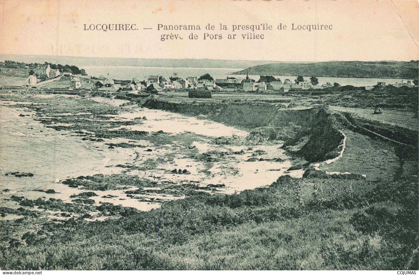 29 - LOCQUIREC _S28894_ Panorama De La Presqu'ile De Locquirec Grève De Pors Ar Viliec - Locquirec
