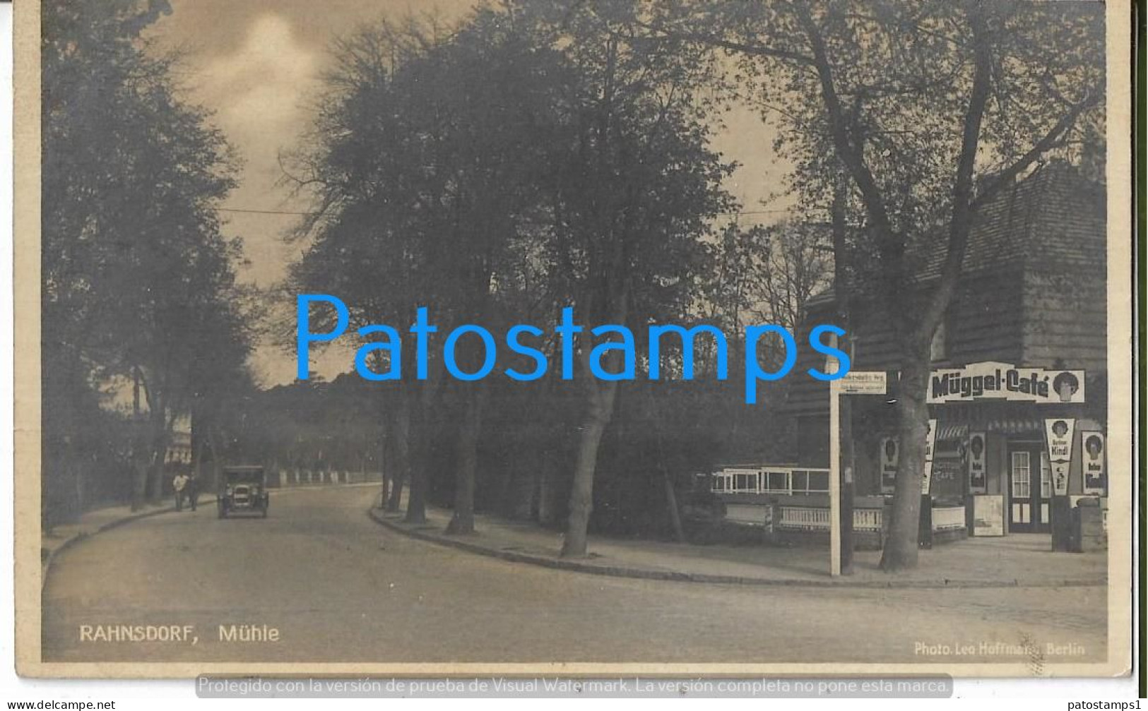 228960 GERMANY RAHNSDORF VIEW PARTIAL POSTAL POSTCARD - Other & Unclassified
