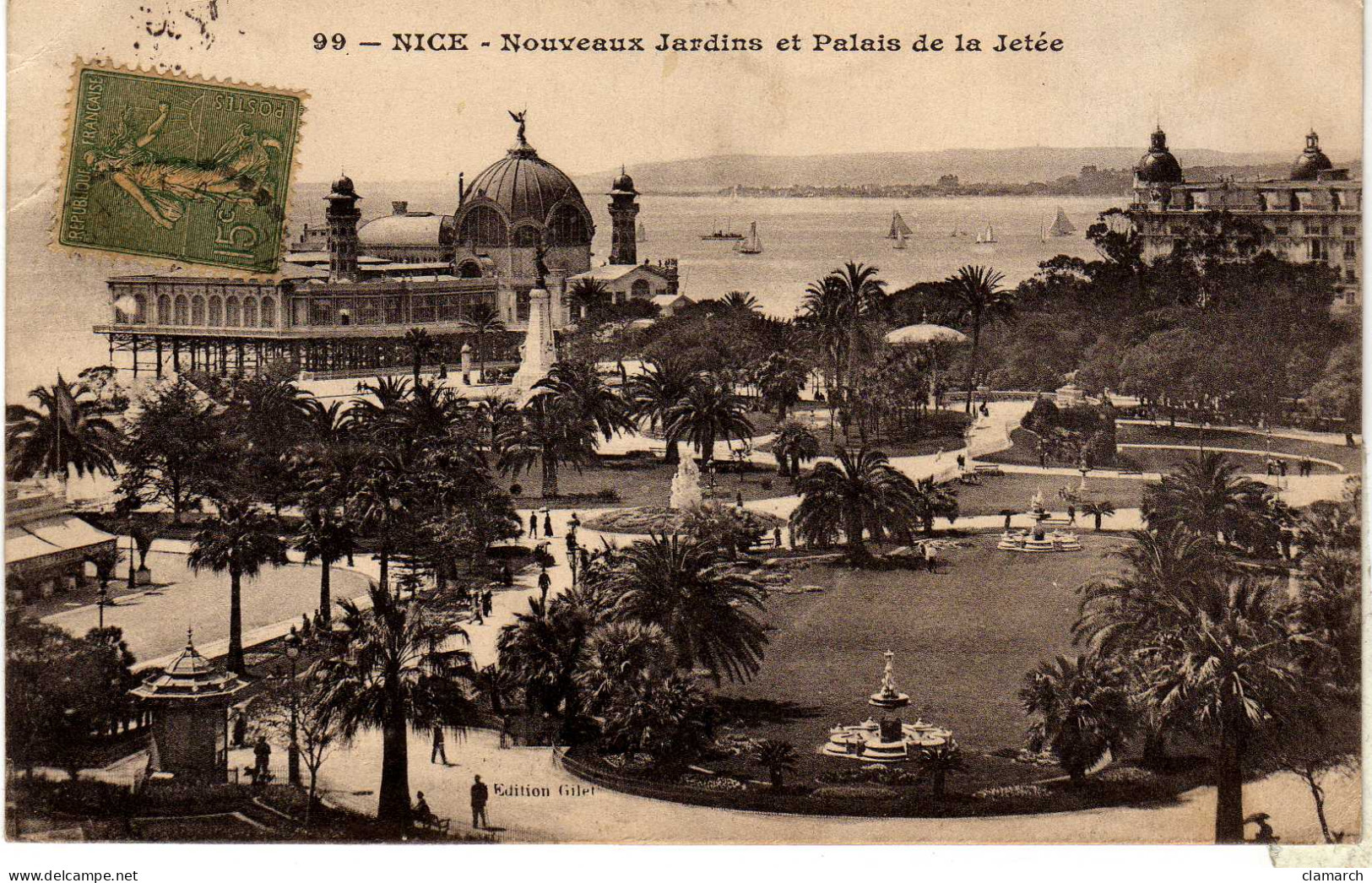 ALPES MARITIMES-Nice-Nouveaux Jardins Et Palais De La Jetée - 99 - Monumenti, Edifici