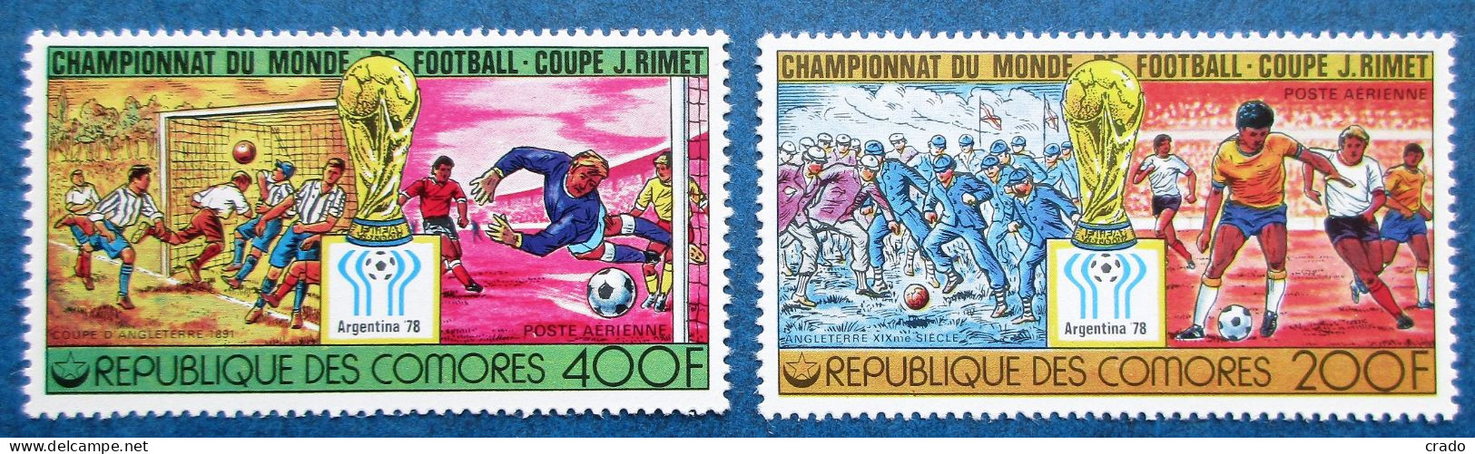 Ensemble Philatélique Des Comores Neuf** De 1978 Thème Football - Comoren (1975-...)
