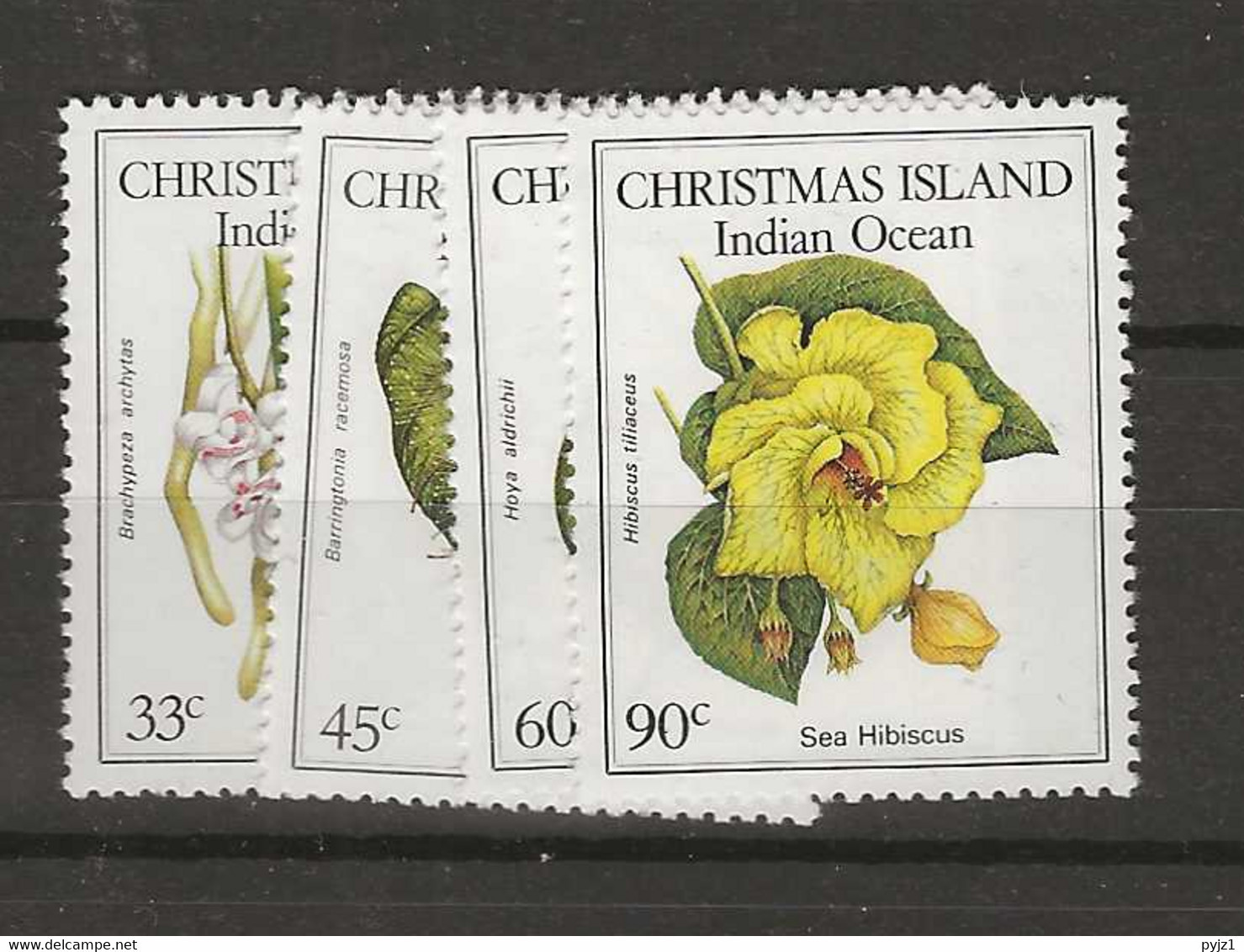 1986 MNH Christmas Island Mi 220-23 - Christmas Island