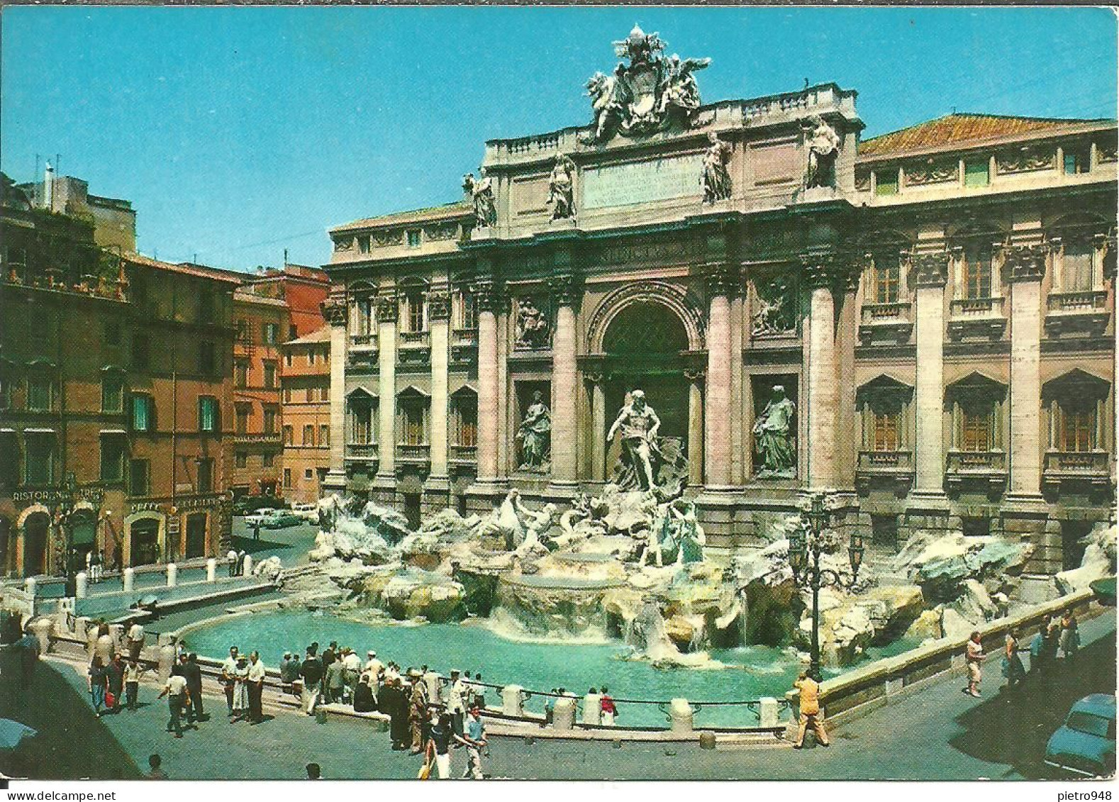 Roma (Lazio) Fontana Di Trevi, Trevi's Fountain, Fontaine De Trevi, Der Brunnen Von Trevi - Fontana Di Trevi