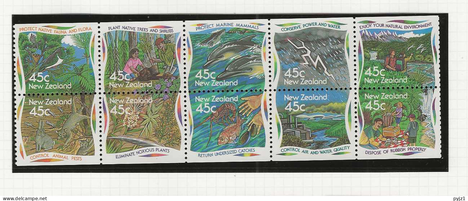 1995 MNH New Zealand Mi 1409-18 Postfris** - Ungebraucht