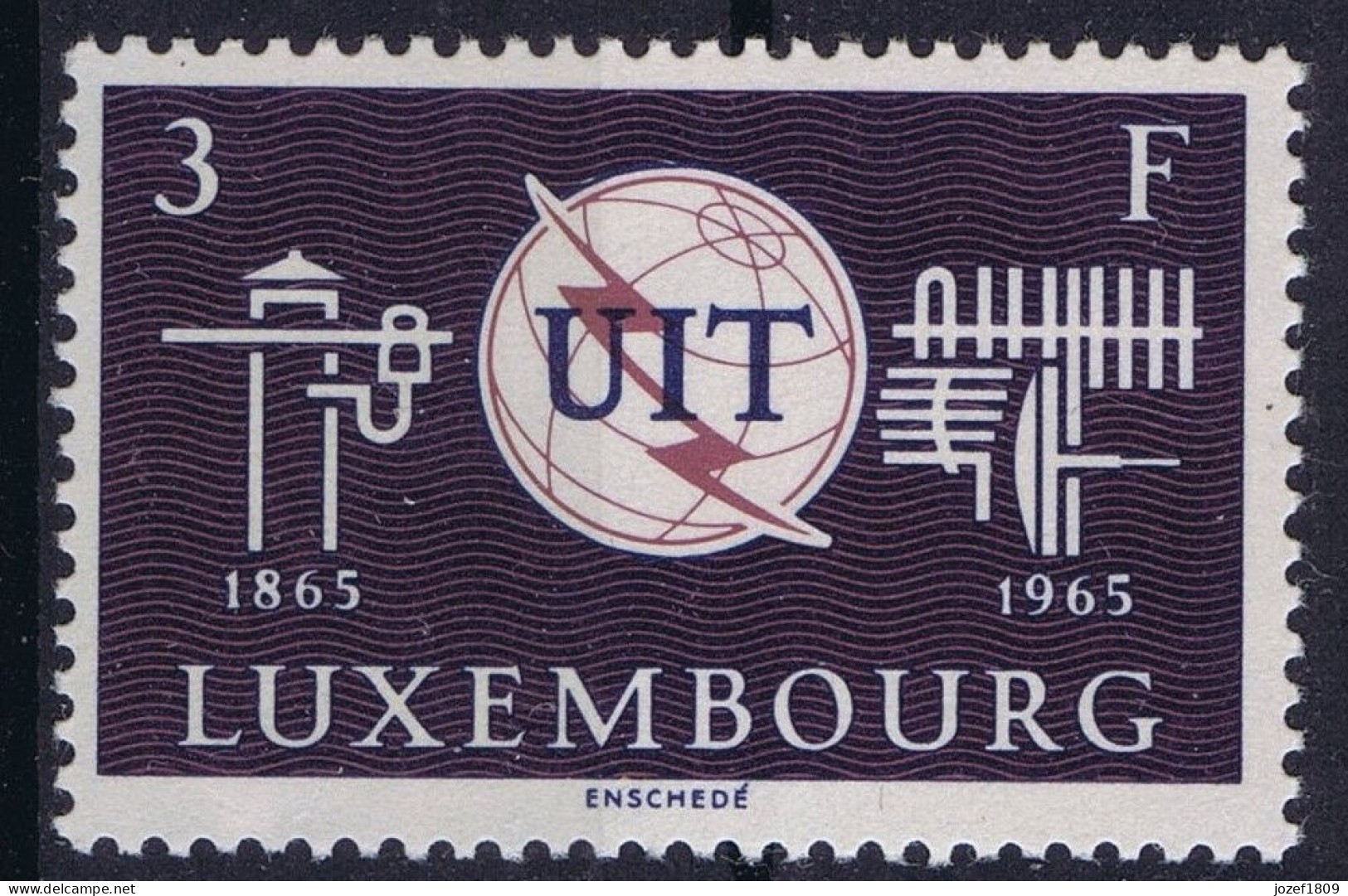 Luxembourg 1965 The 100th Anniversaries Of International Telecommunications Union - Other & Unclassified