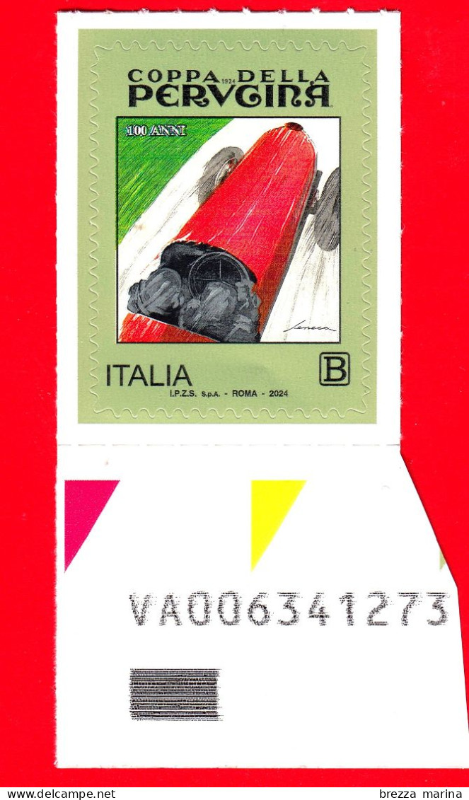 Nuovo - MNH - ITALIA - 2024 - 100 Anni Della Coppa Della Perugina – Corsa Automobilistica – B - Alfanumerico - 2021-...: Mint/hinged