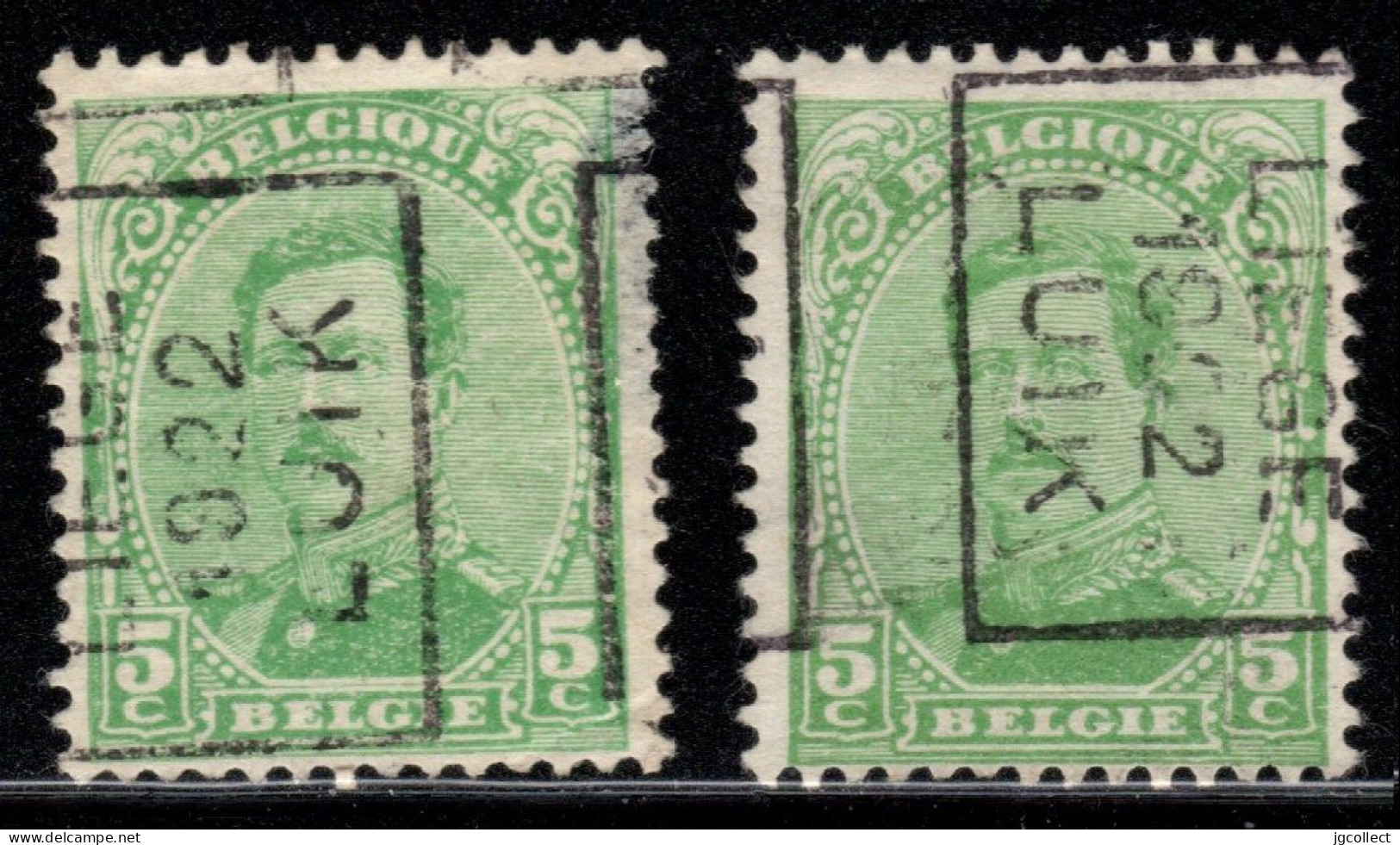 Preo's (137-IV) "LIEGE 1922 LUIK" OCVB 2843-IV A+B - Rollini 1920-29