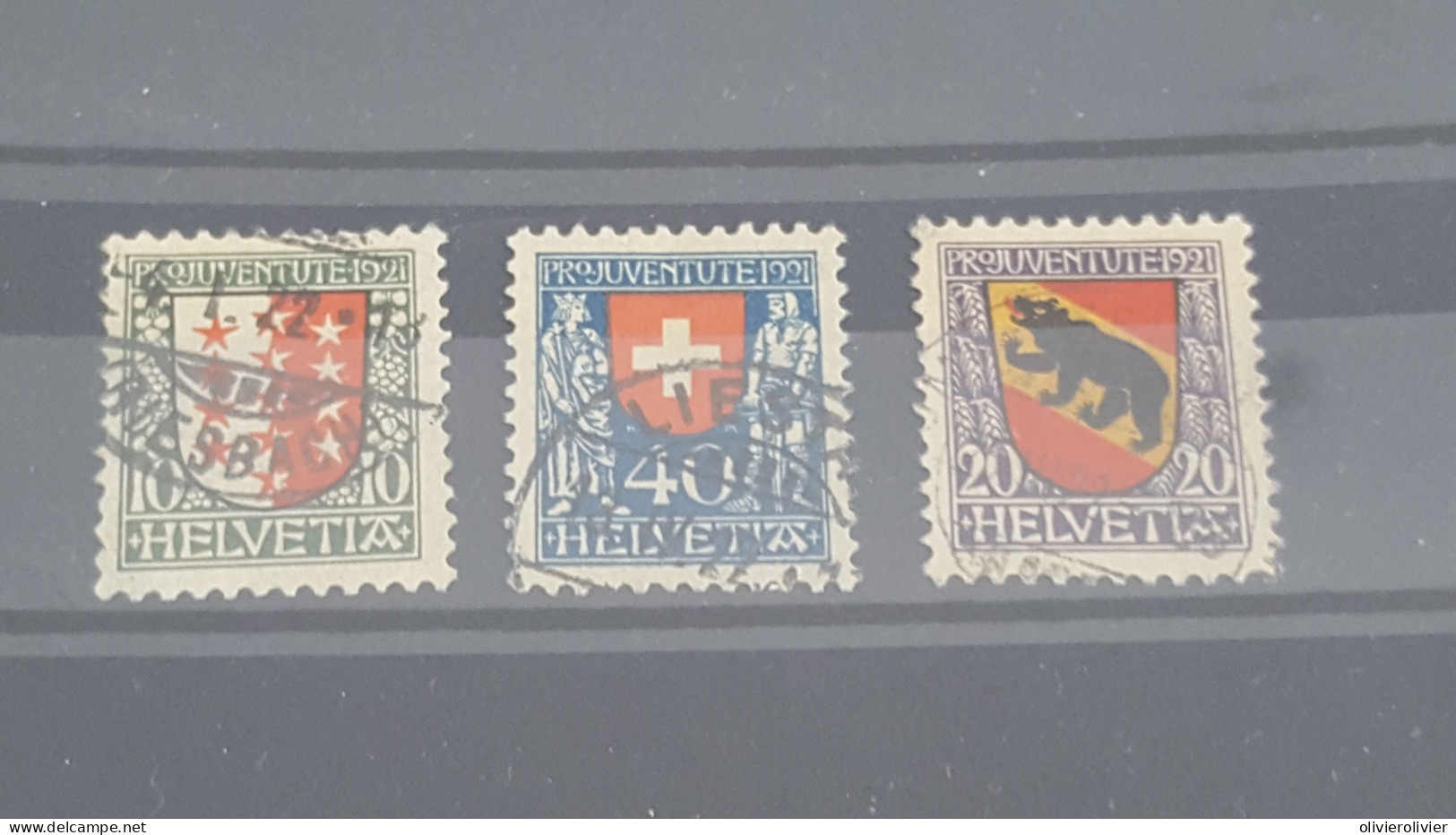 REF A3854 SUISSE OBLITERE N°185/187 VALEUR 68 EUROS - Lotes/Colecciones