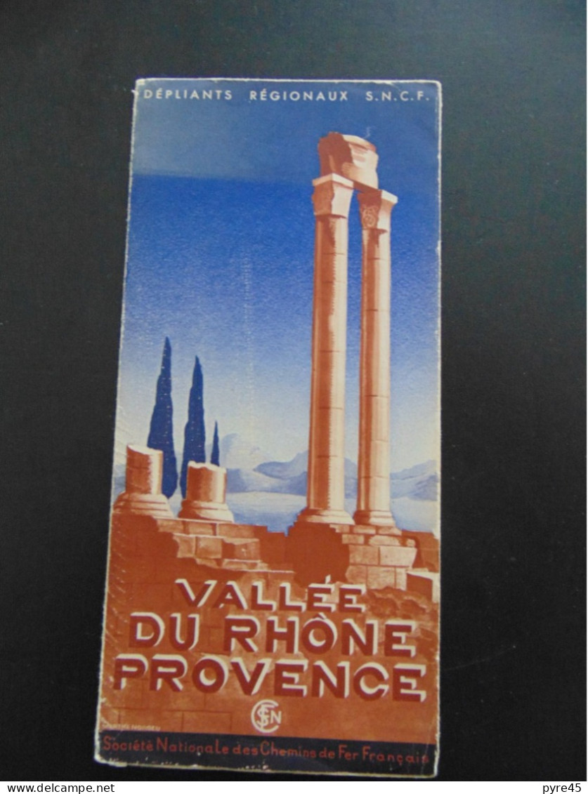 DEPLIANTS REGIONAUX VALLEE DU RHONE PROVENCE - Dépliants Touristiques