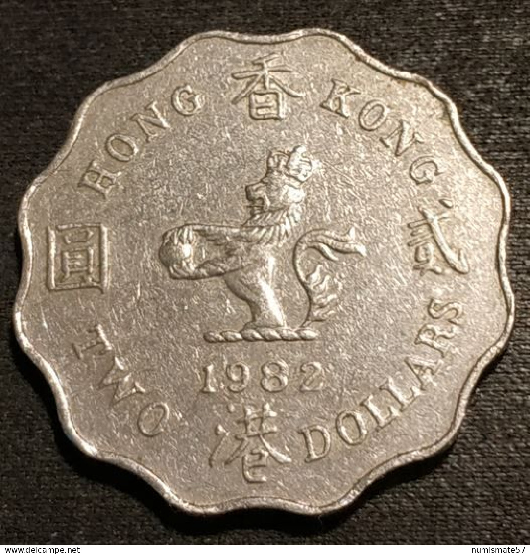 HONG KONG - 2 DOLLARS 1982 - Elizabeth II - 2eme Effigie - KM 37 - Hong Kong