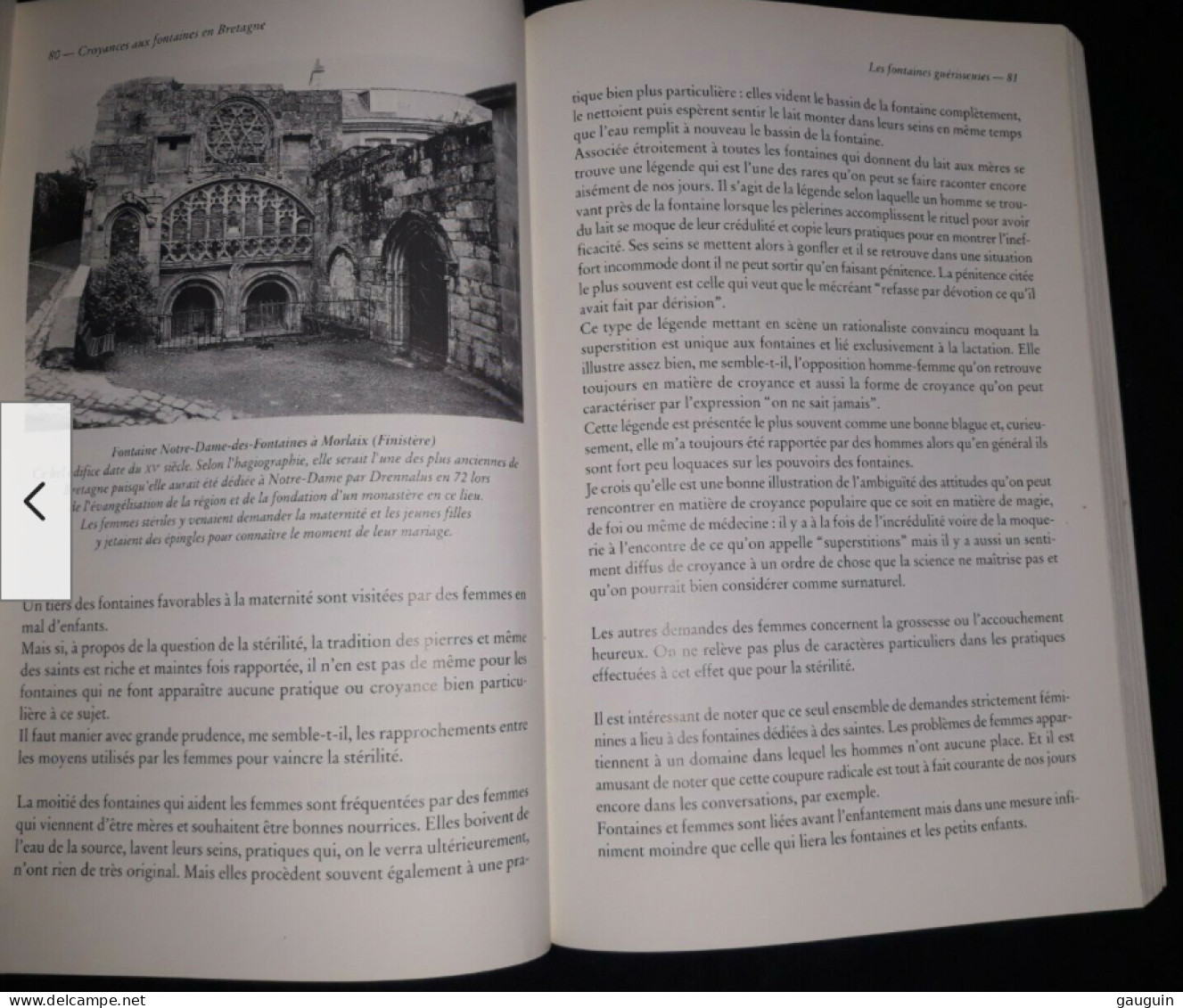 BRETAGNE - "Croyances Aux Fontaines En Bretagne " De Sylvette DENÈFLE - Edisud /1994 / 208 Pages. - Bretagne