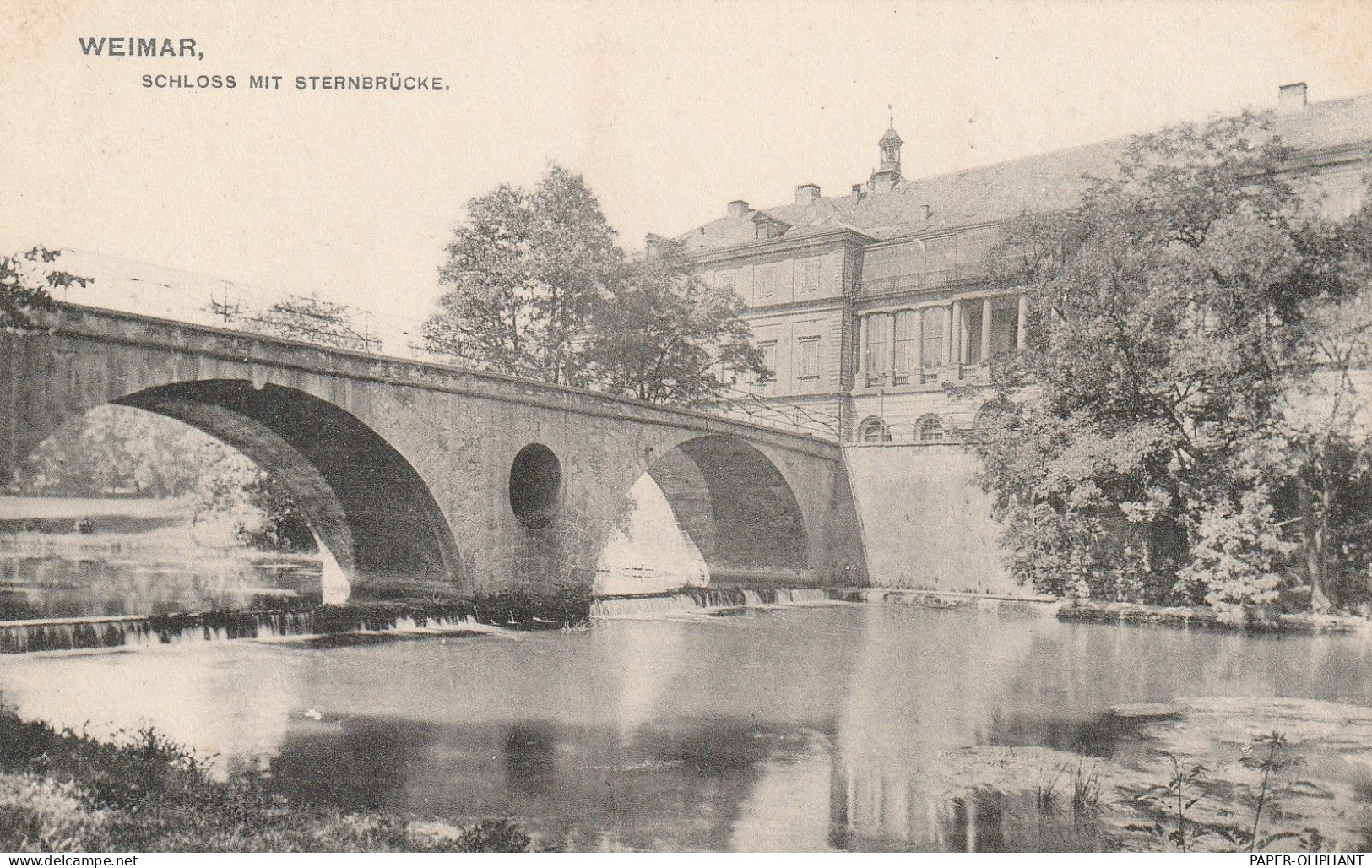 0-5300 WEIMAR, Schloß Mit Sternbrücke, 1907 - Weimar