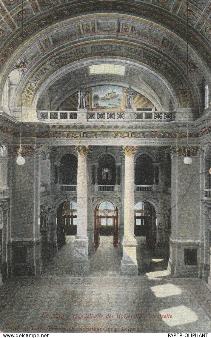 0-7000 LEIPZIG, Universität, Wandelhalle, 1907 - Leipzig