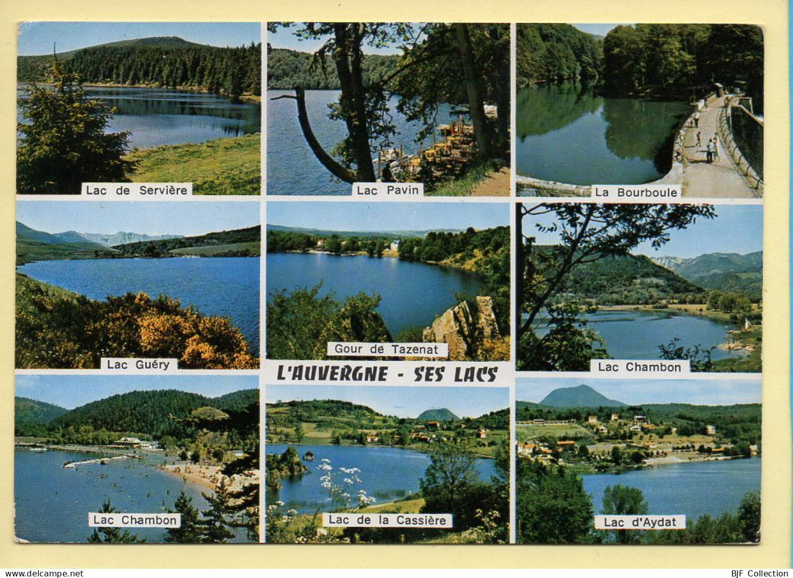 Auvergne : Lacs D'Auvergne / Multivues (voir Scan Recto/verso) - Auvergne