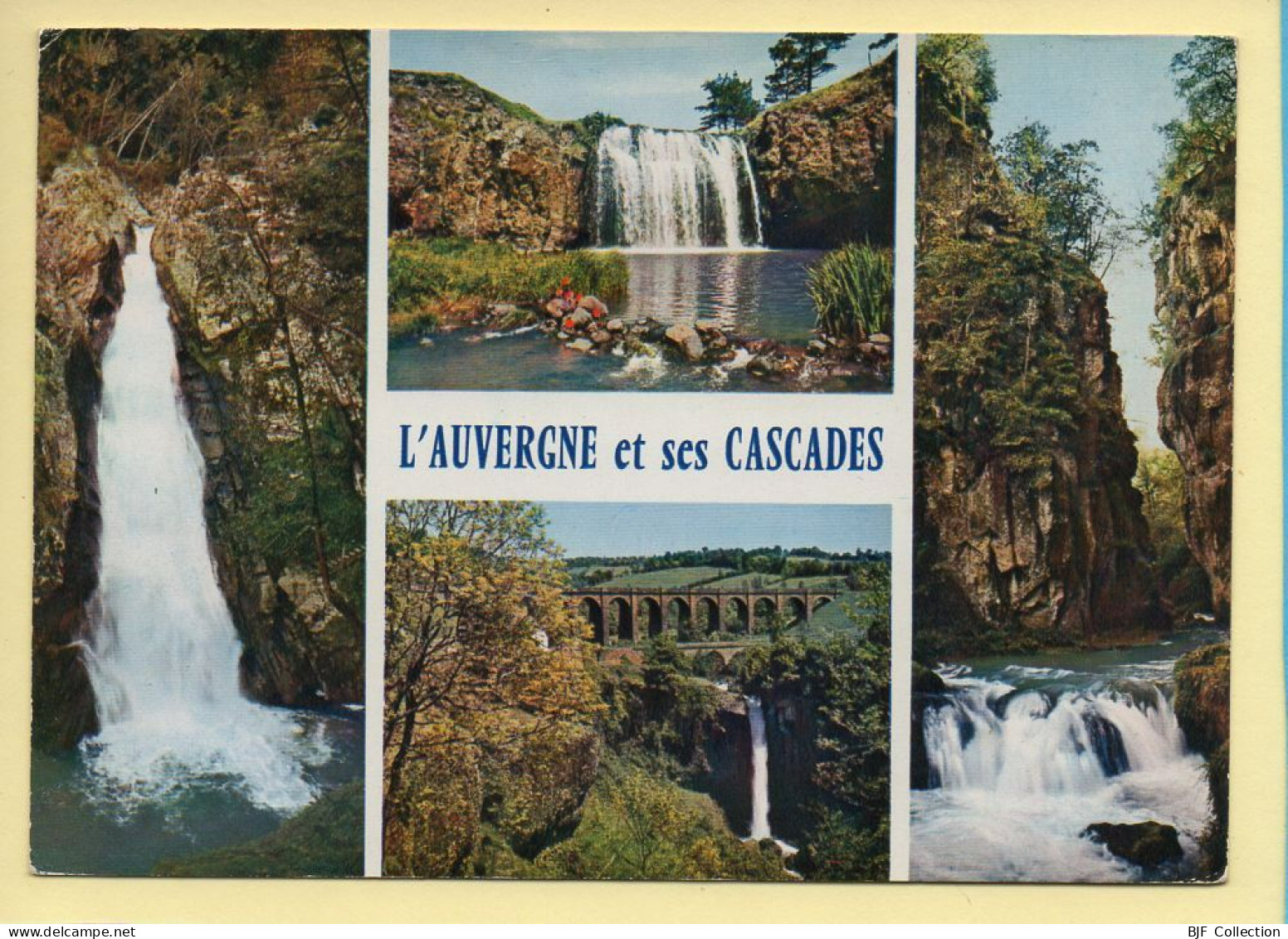 Auvergne : L'Auvergne Et Ses Cascades / Multivues (voir Scan Recto/verso) - Auvergne