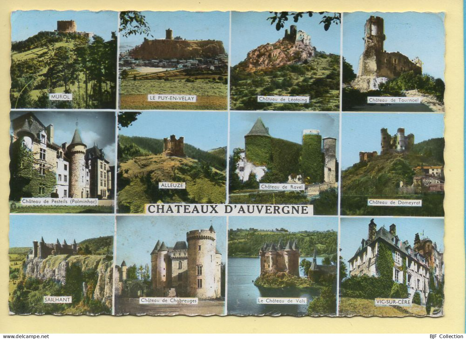 Auvergne : Châteaux D'Auvergne / Multivues / CPSM (voir Scan Recto/verso) - Auvergne