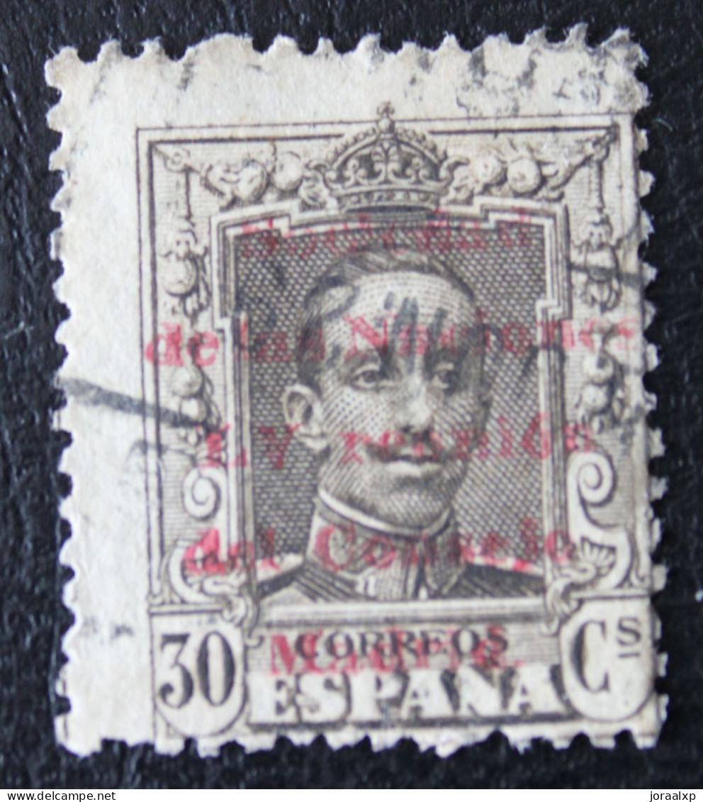 1929 .Edifil 462.30 Cts Sociedad De Naciones. A 000,099 Fecha 16 Jun 1929 - Used Stamps