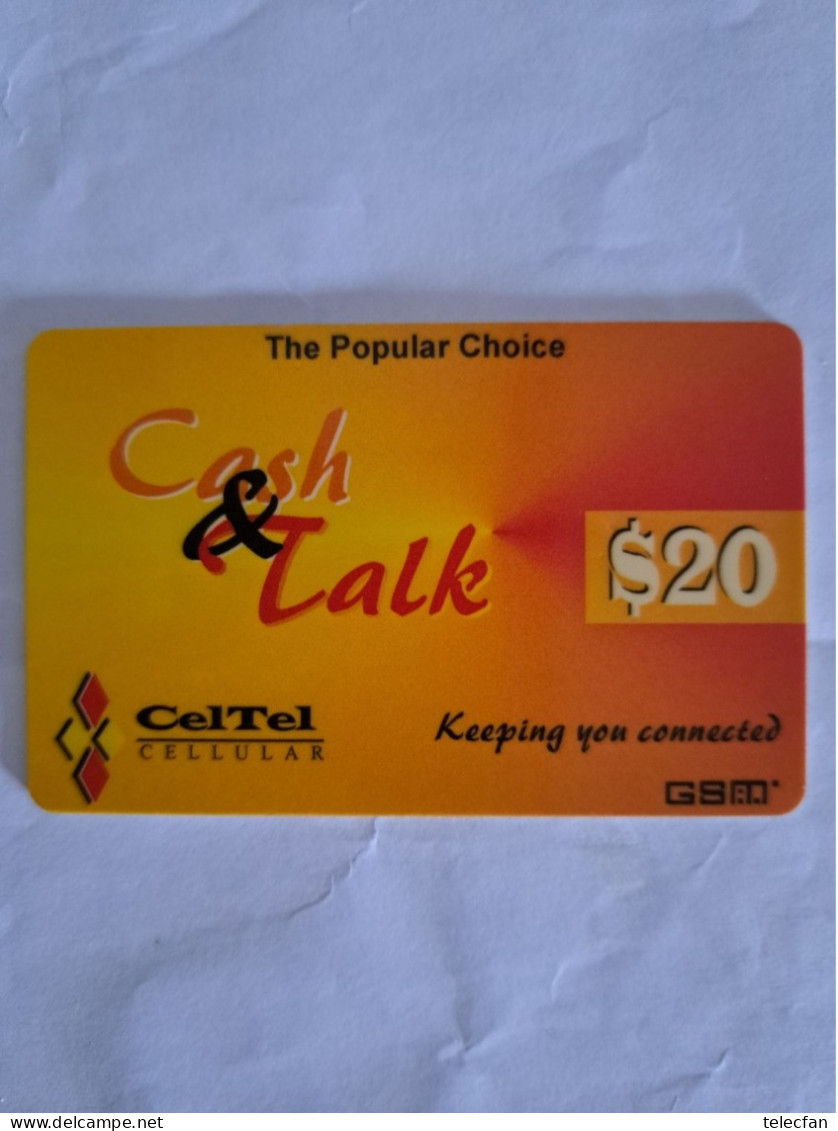 PREPAID CELTEL CASH & TALK 20$ GSM UT - Otros – Africa