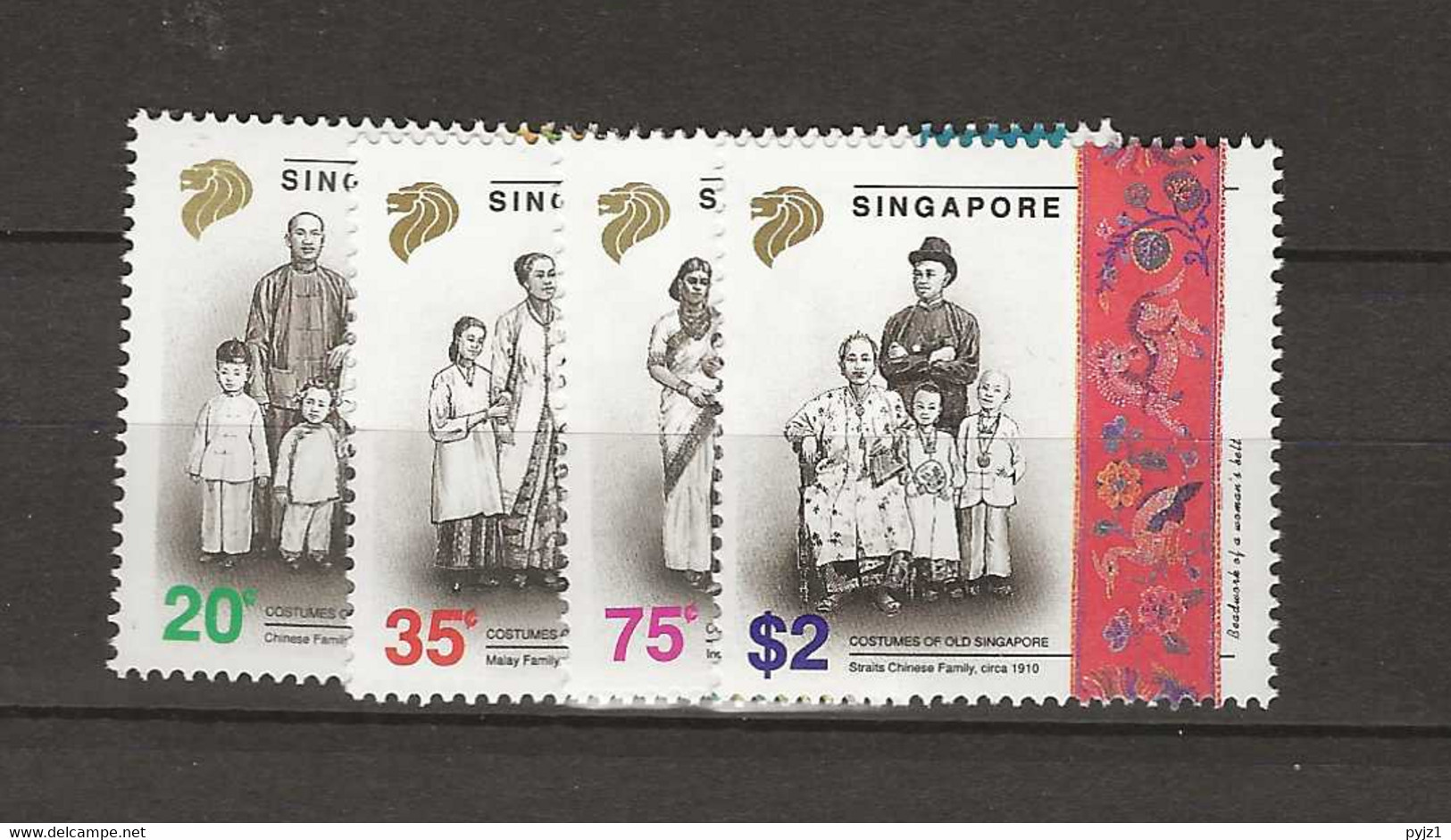 1992 MNH Singapore, Mi 658-61 Postfris** - Singapour (1959-...)