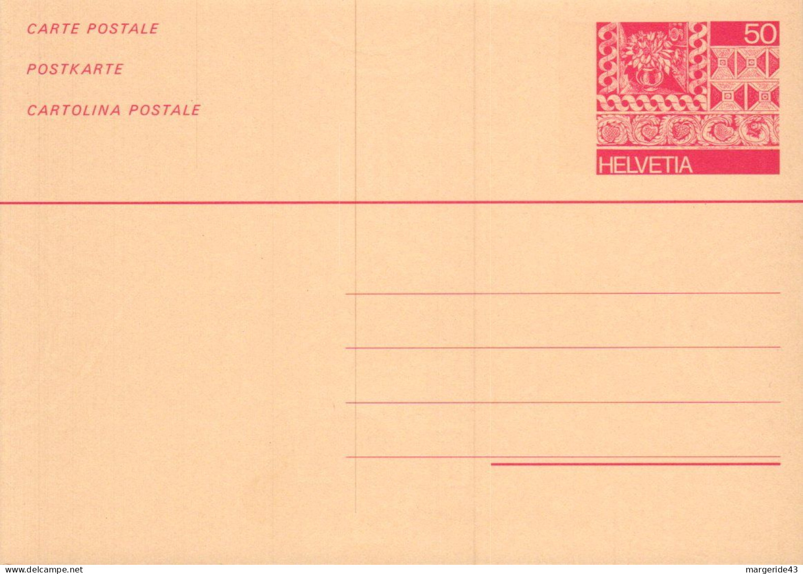 SUISSE  LOT DE 5 ENTIERS CARTES NEUFS DIFFERENTS - Lots & Kiloware (mixtures) - Max. 999 Stamps