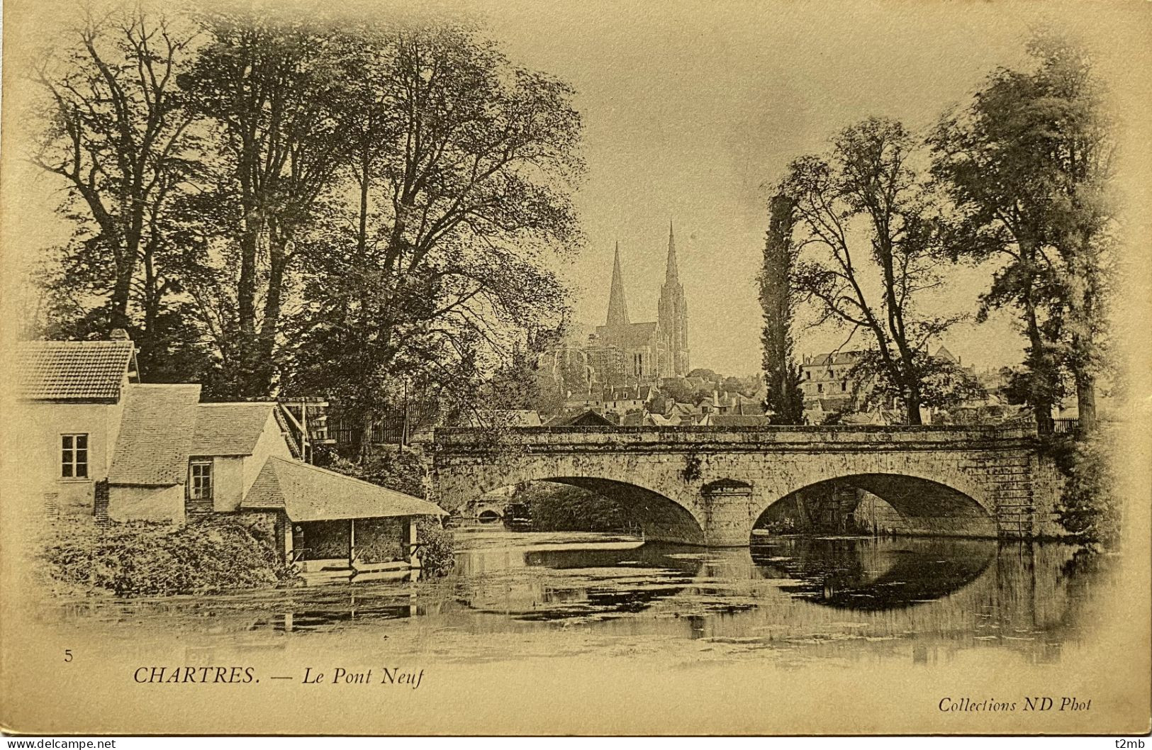 CPA (Eure Et Loir) CHARTRES - Le Pont Neuf (n° 5) - Chartres