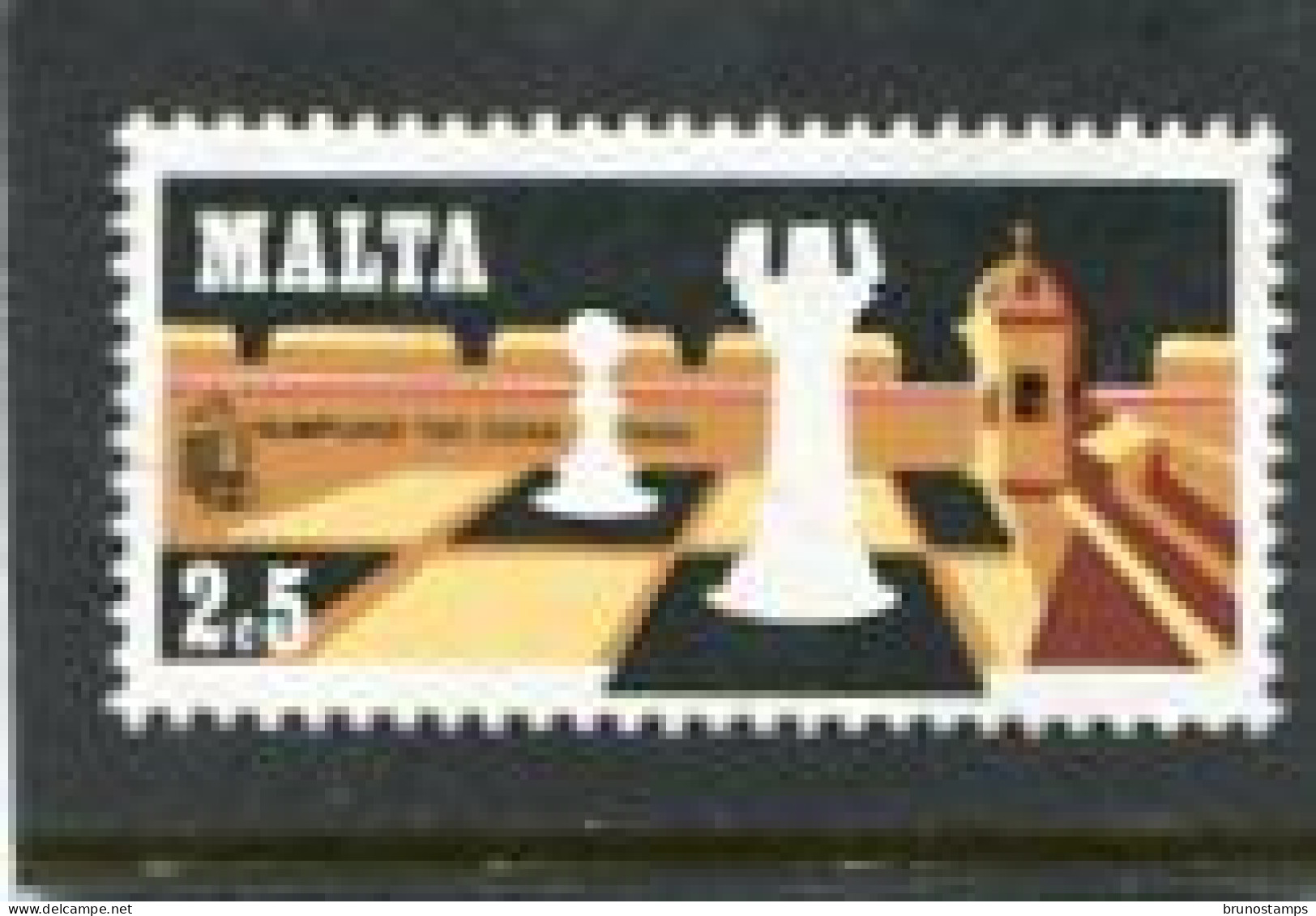 MALTA - 1980  2.5c  CHESS  MINT NH - Malte