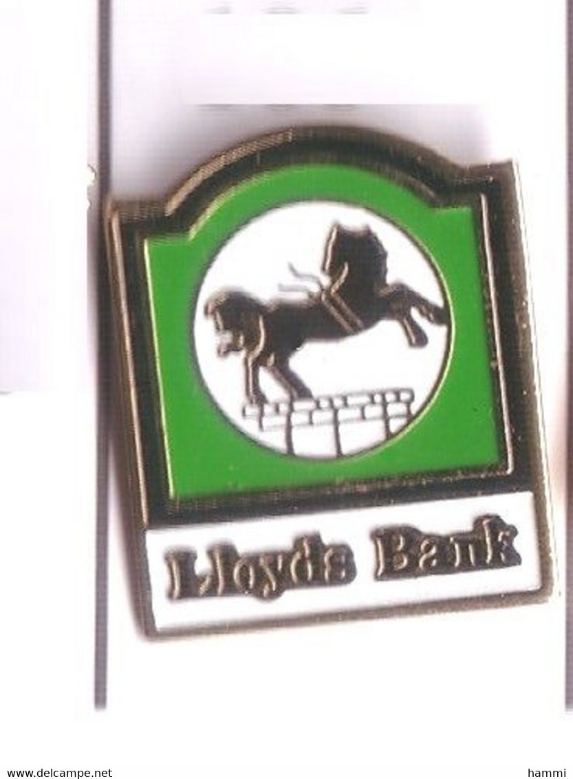 BB106 Pin's  CHEVAL BANQUE LLOYDS BANK Horse Achat Immédiat - Banques