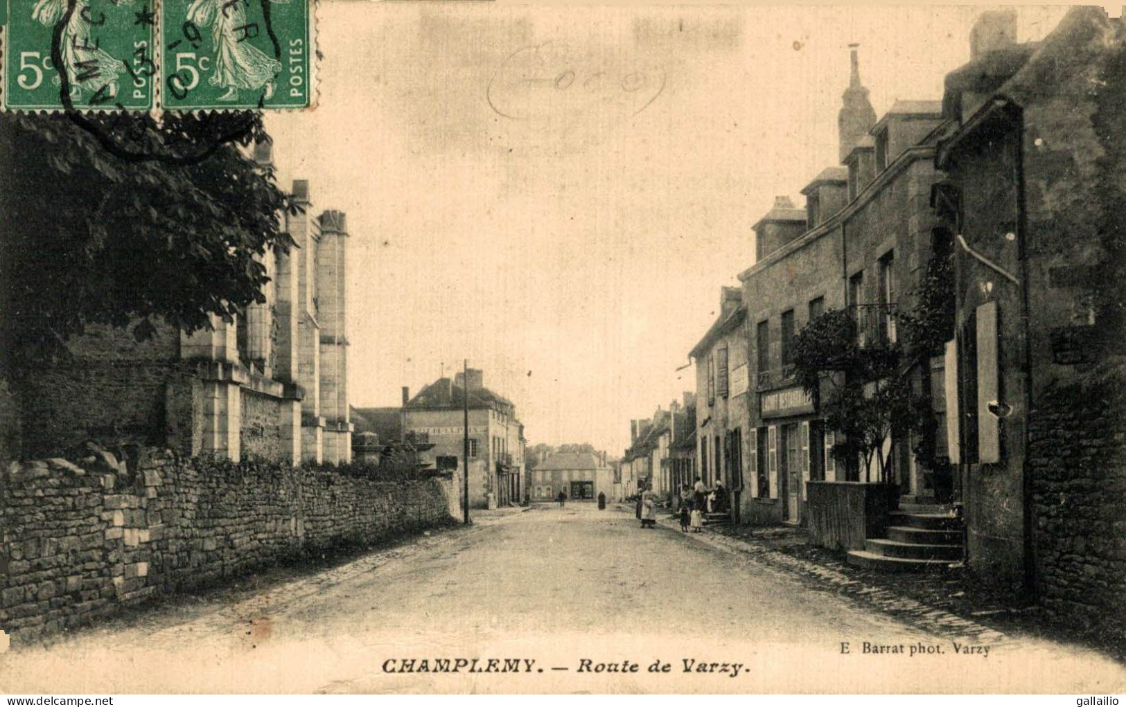 CHAMPLEMY ROUTE DE VARZY - Autres & Non Classés