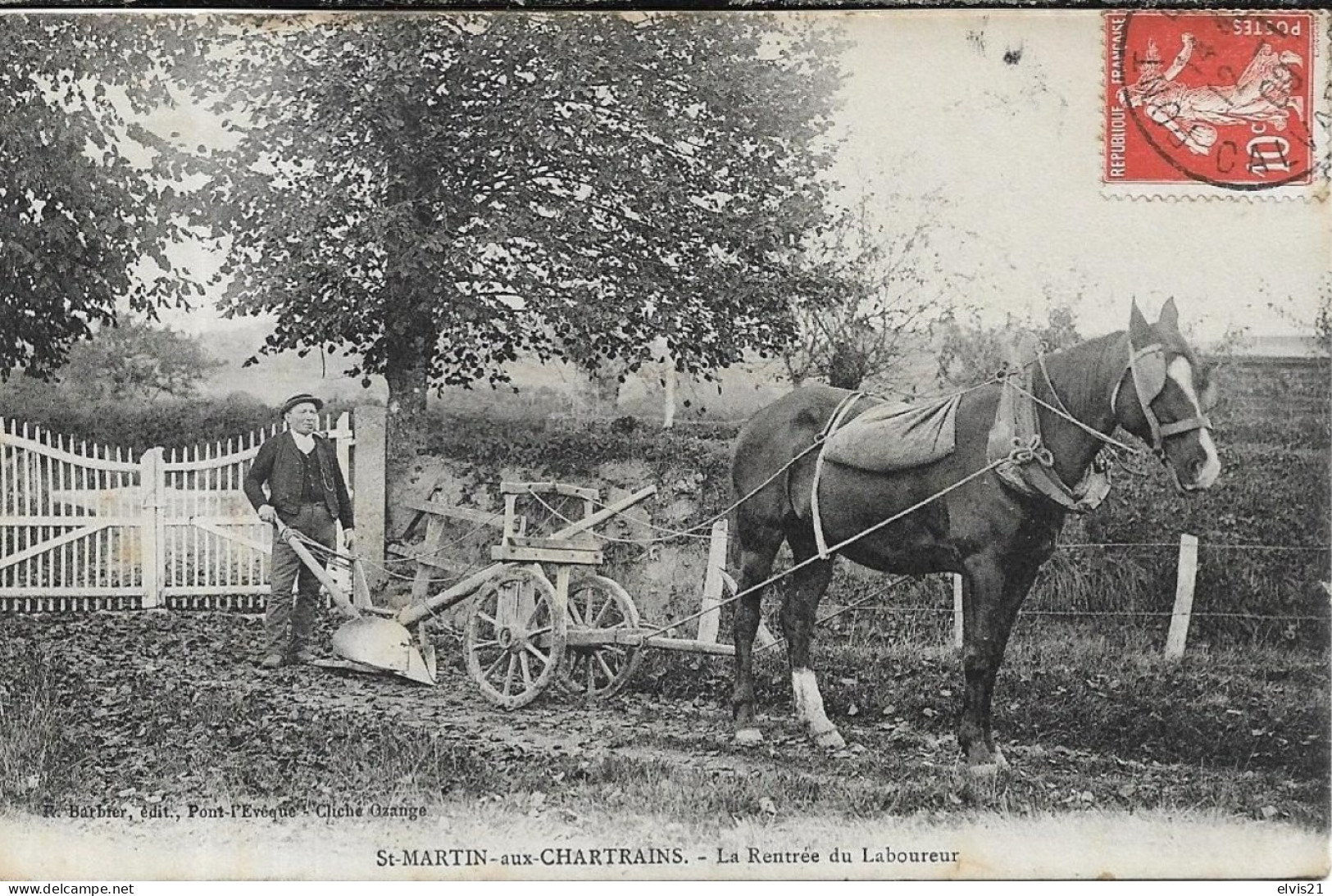 SAINT MARTIN AUX CHARTRAINS La Rentrée Du Laboureur - Otros & Sin Clasificación