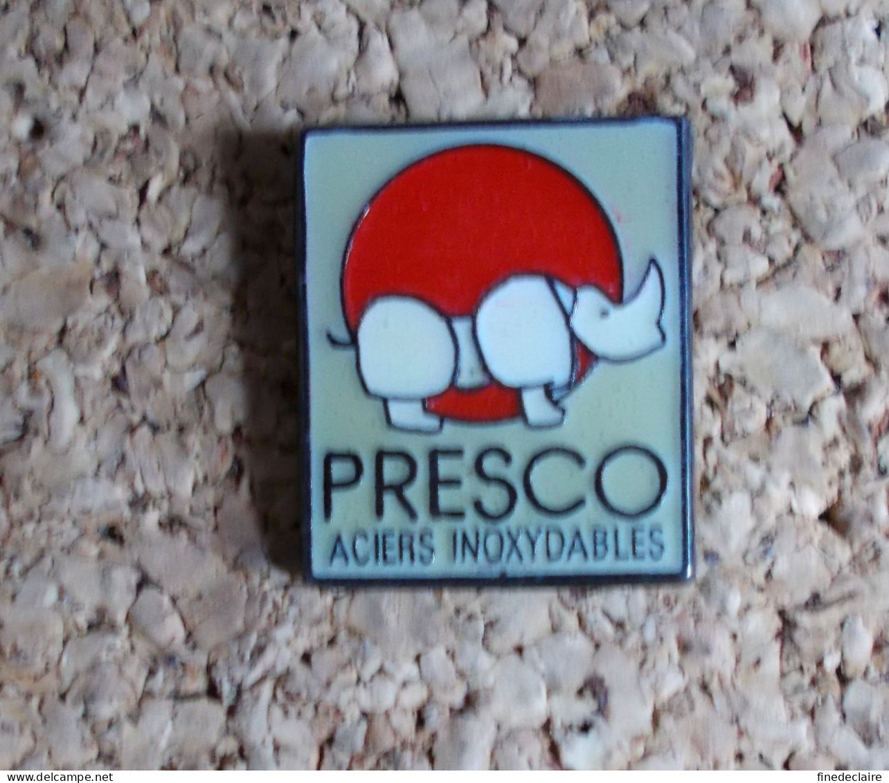 Pin's - Presco - Aciers Inoxydables - Trademarks