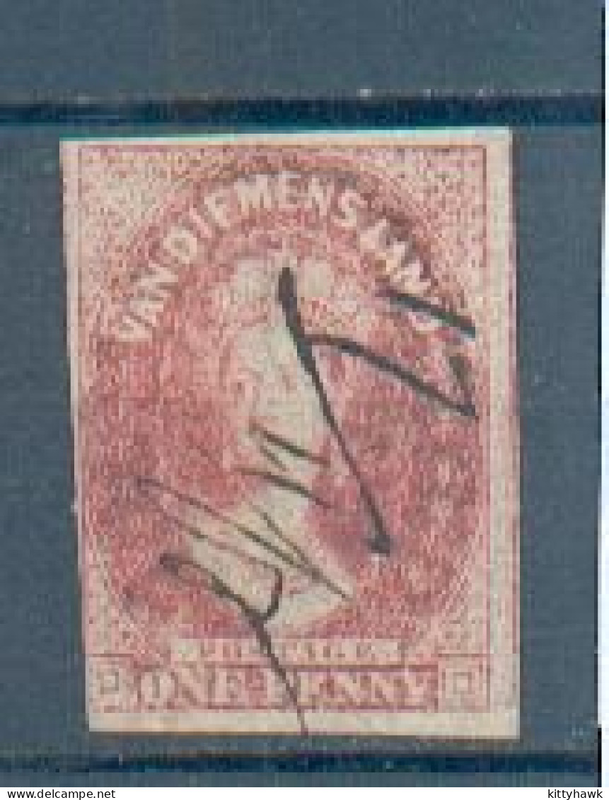 C 87 - Tasmanie  -  YT 10 ° Obli - Marge Gauche Un Peu Bisotée - Used Stamps