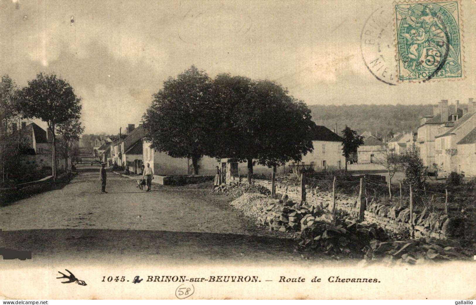 BRINON SUR BEUVRON ROUTE DE CHEVANNES - Brinon Sur Beuvron