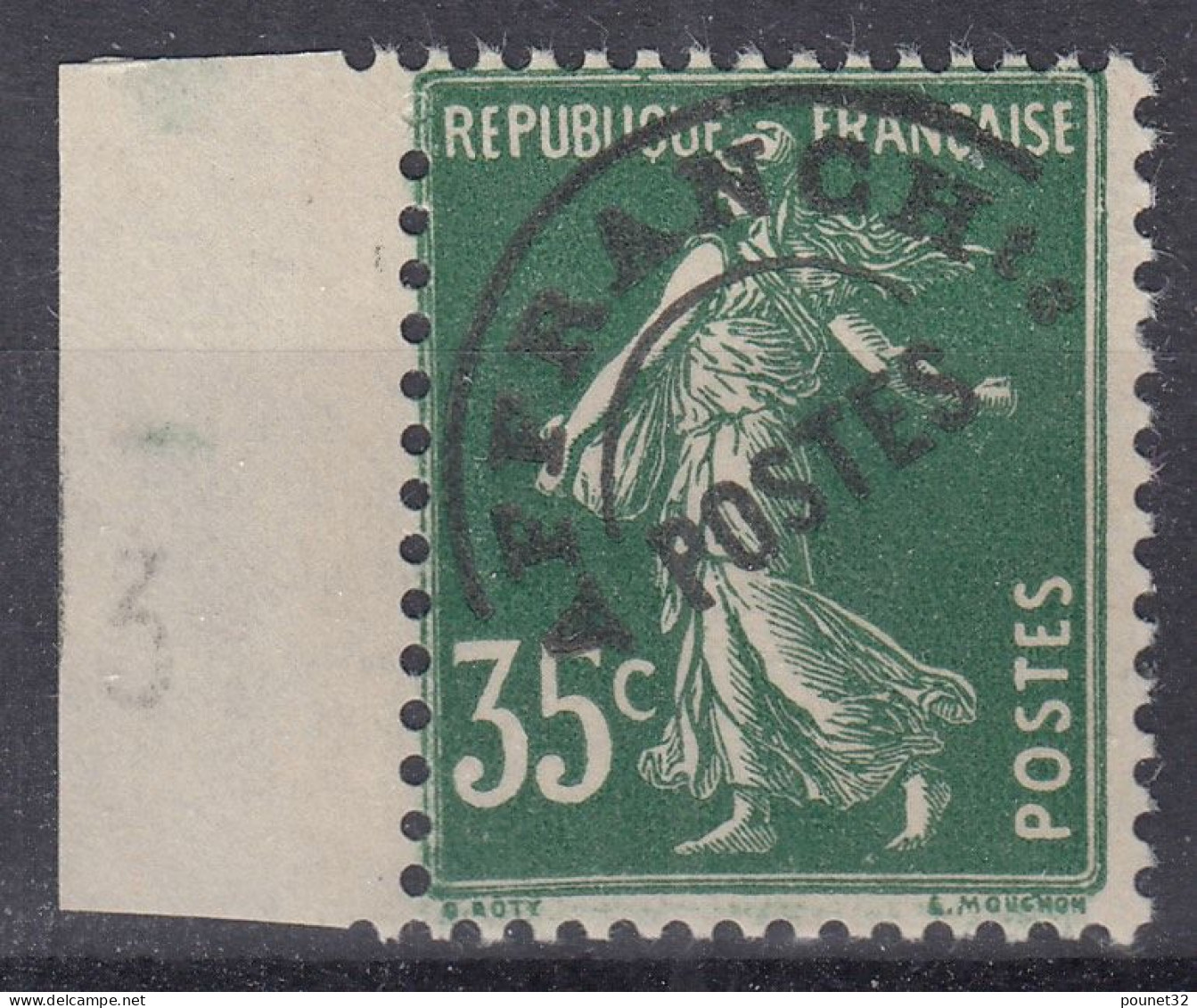 TIMBRE FRANCE PREOBLITERE SEMEUSE N° 63 NEUF ** GOMME SANS CHARNIERE  TRES FRAIS - 1893-1947