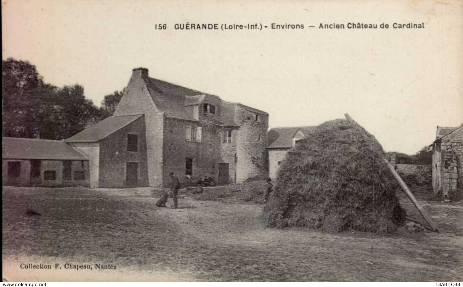GUERANDE  Environs     (  LOIRE ATLANTIQUE  )  Ancien Château De Cardinal - Guérande