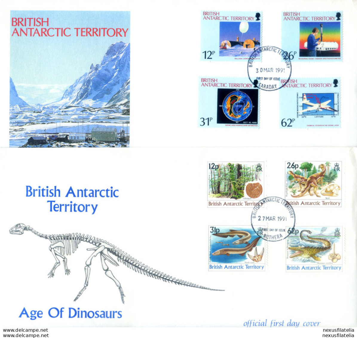 4 FDC Del 1991. - Otros & Sin Clasificación