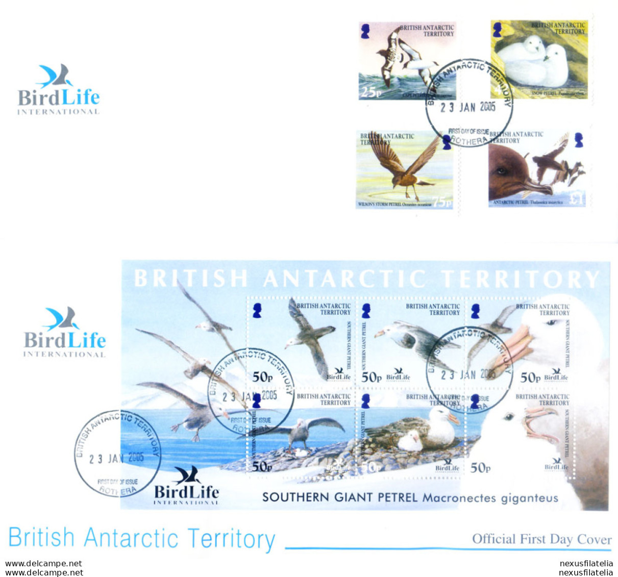 Fauna. Uccelli 2005. 2 FDC. - Other & Unclassified