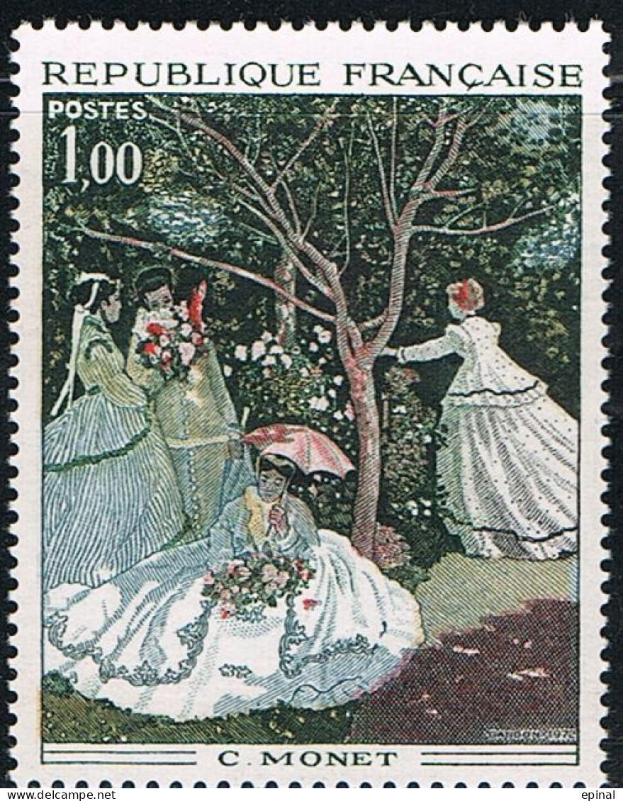 FRANCE : N° 1703 ** ("Femmes Au Jardin", De Monet) - PRIX FIXE - - Nuovi