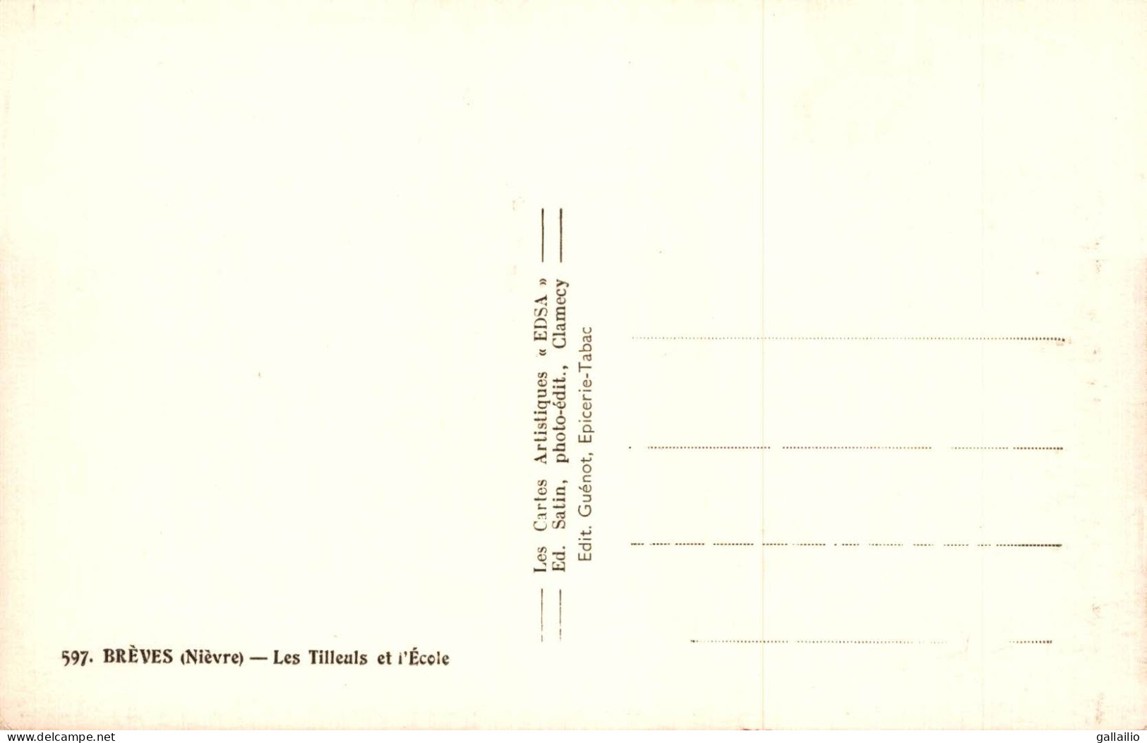 BREVES LES TIILEULS ET L'ECOLE - Other & Unclassified