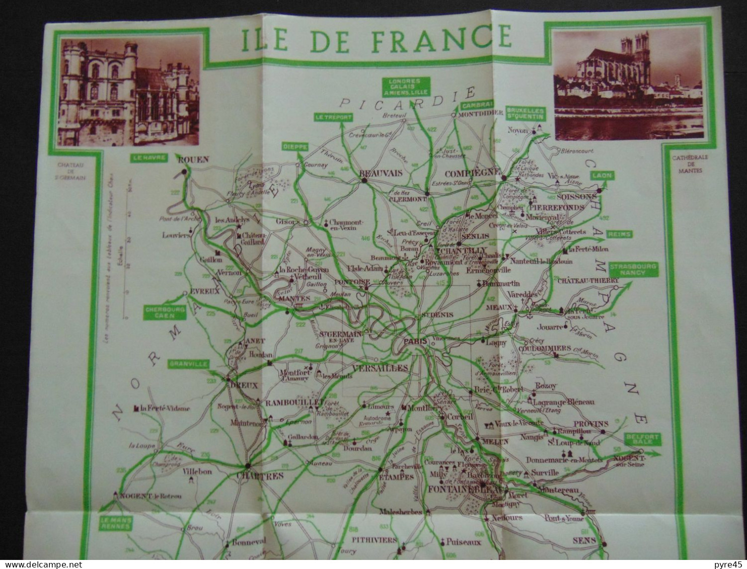 DEPLIANT REGIONAUX SNCF ILE DE FRANCE - Tourism Brochures