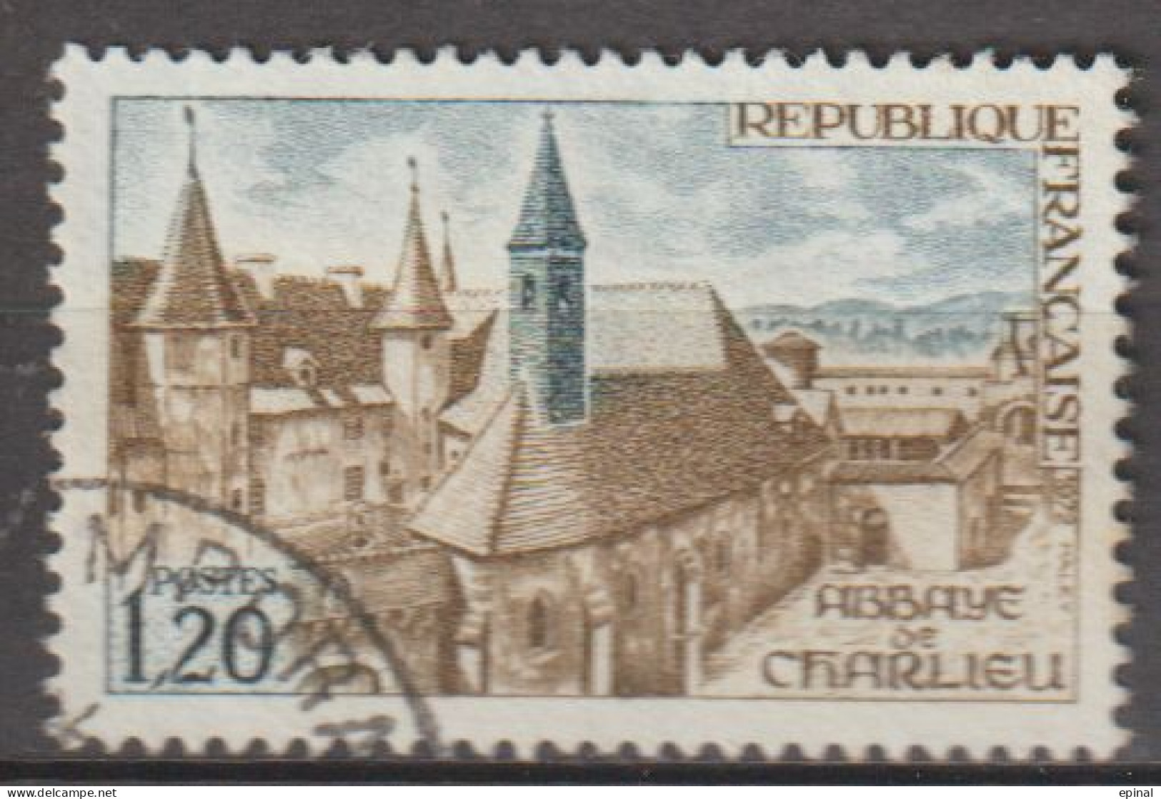 FRANCE : N° 1712 Oblitéré (Abbaye De Charlieu) - PRIX FIXE - - Used Stamps