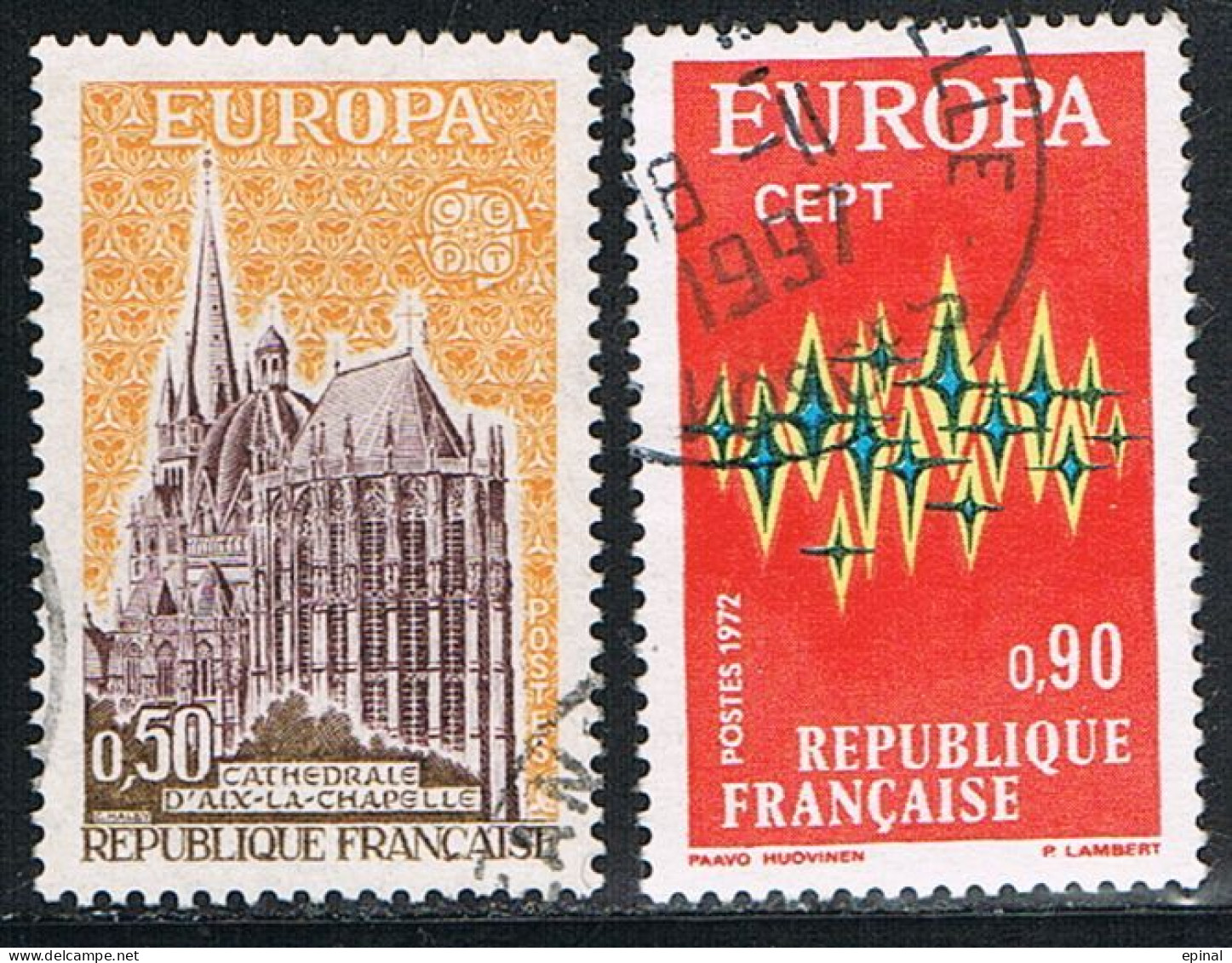 FRANCE : N° 1714 Et 1715 Oblitérés (Europa) - PRIX FIXE - - Used Stamps