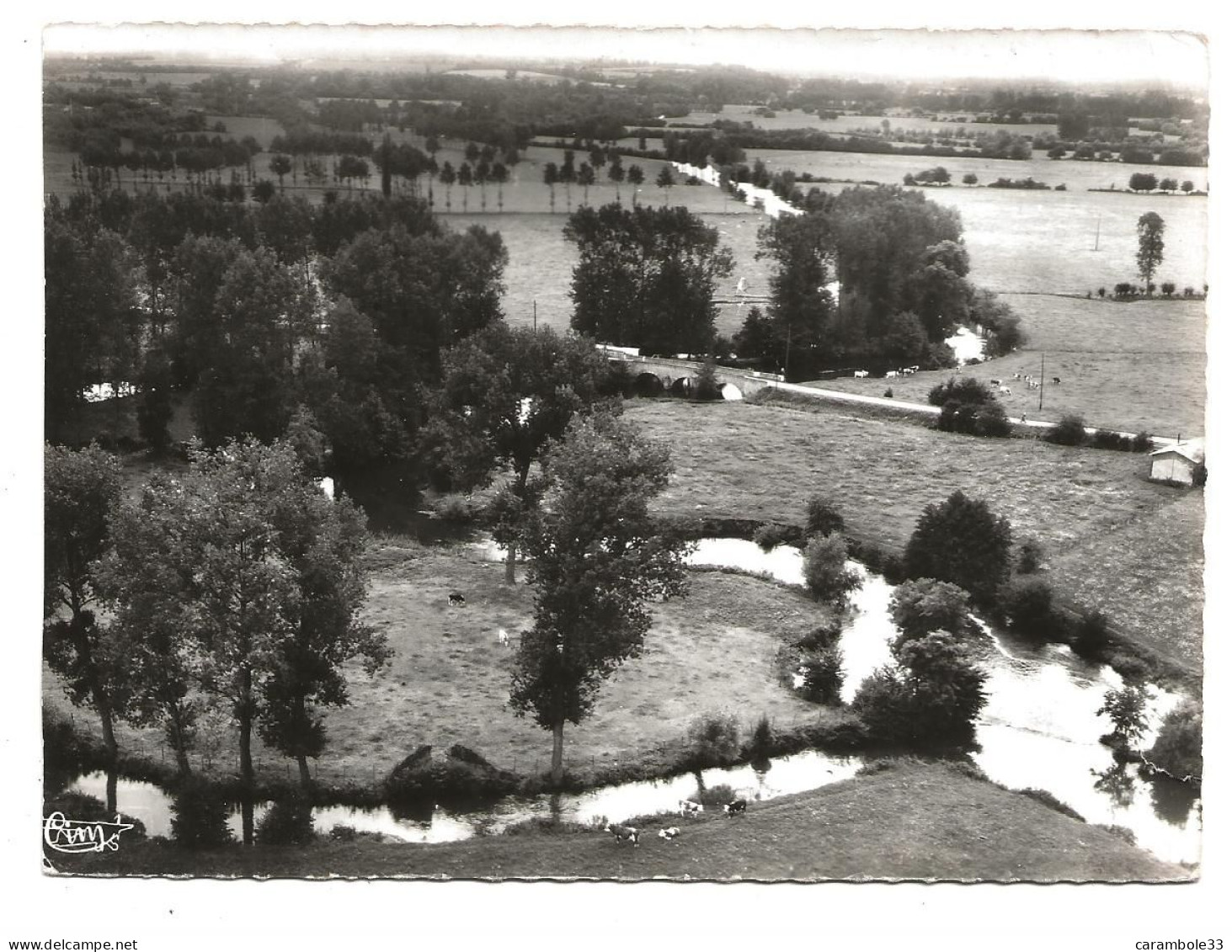 CPA  72  SCEAUX Sur HUISNE  (Sarthe) Bords De L'Huisne.... Circulée Oui Et Ecrite Non (1650) - Autres & Non Classés