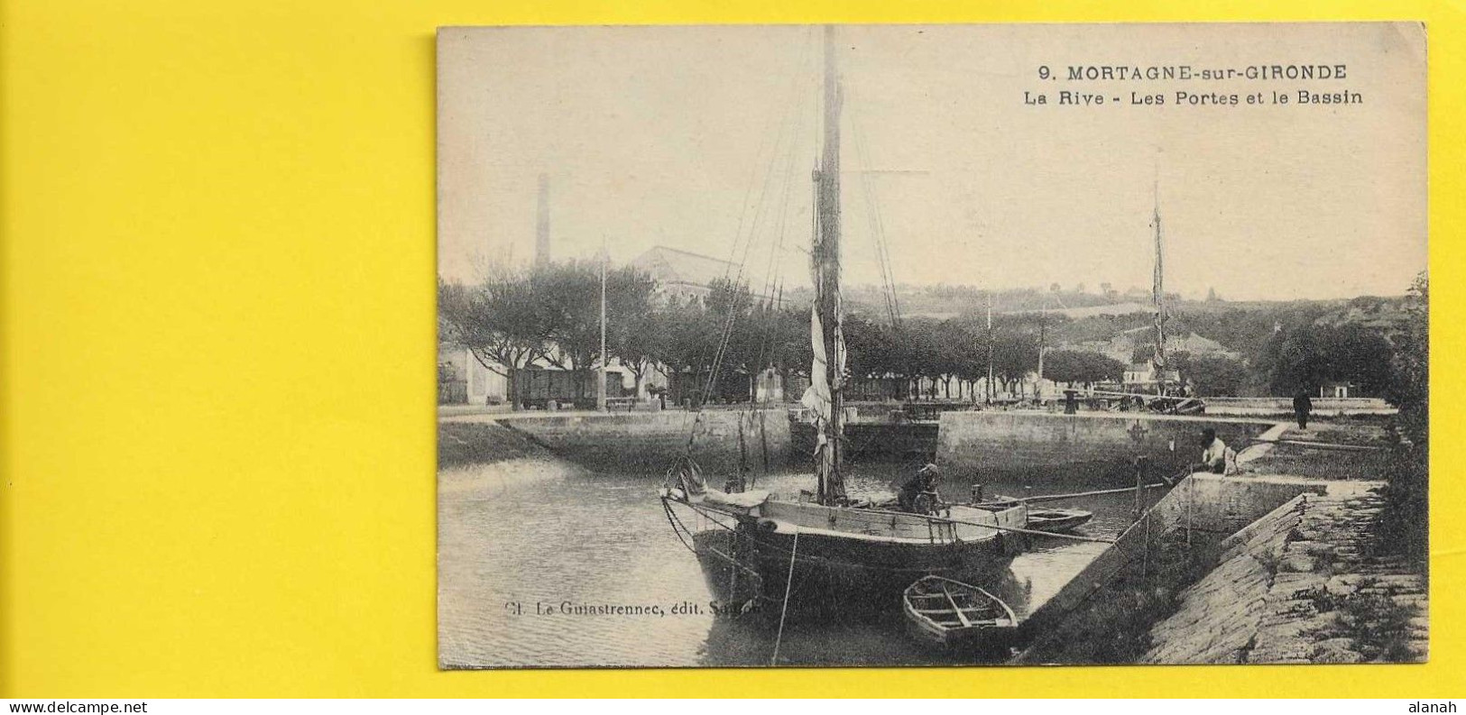 MORTAGNE Sur GIRONDE La Rive Les Portes Et Le Bassin (Le Guiastrennec) Chte Mme (17) - Other & Unclassified