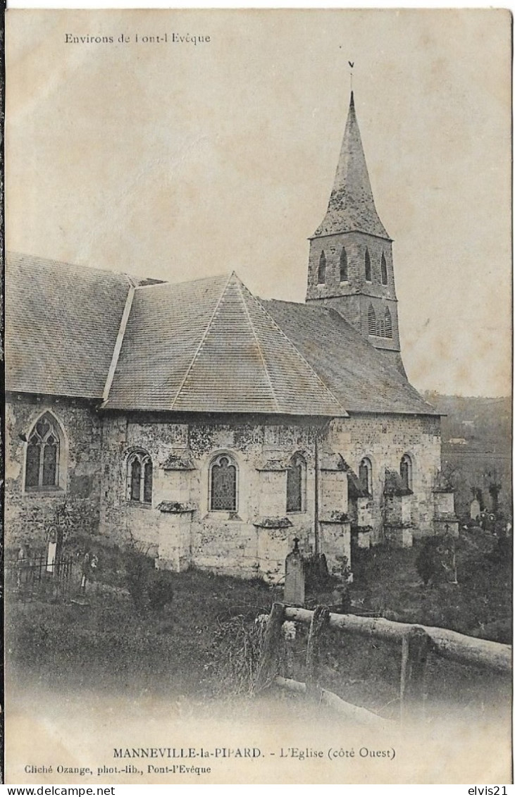 MANNEVILLE LA PIPARD L' Eglise - Autres & Non Classés