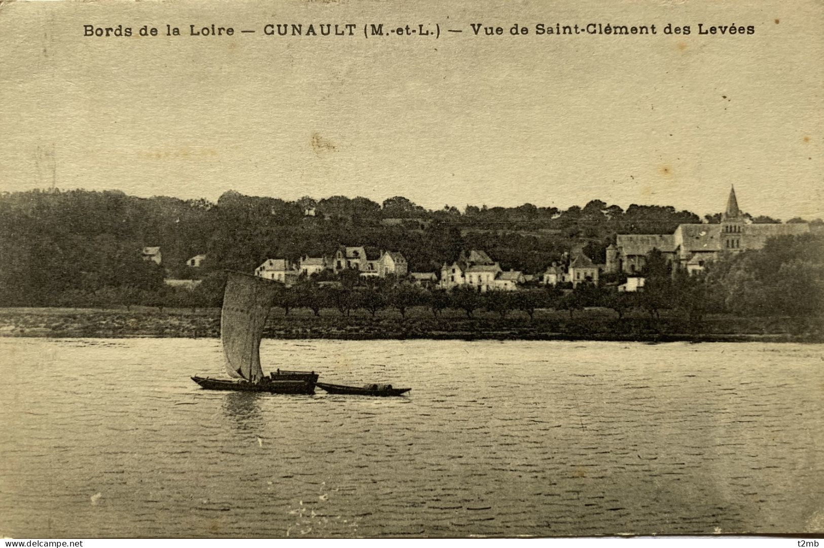 CPA (Maine Et Loire) CUNAULT - Vue De Saint Clément Des Levées - Otros & Sin Clasificación