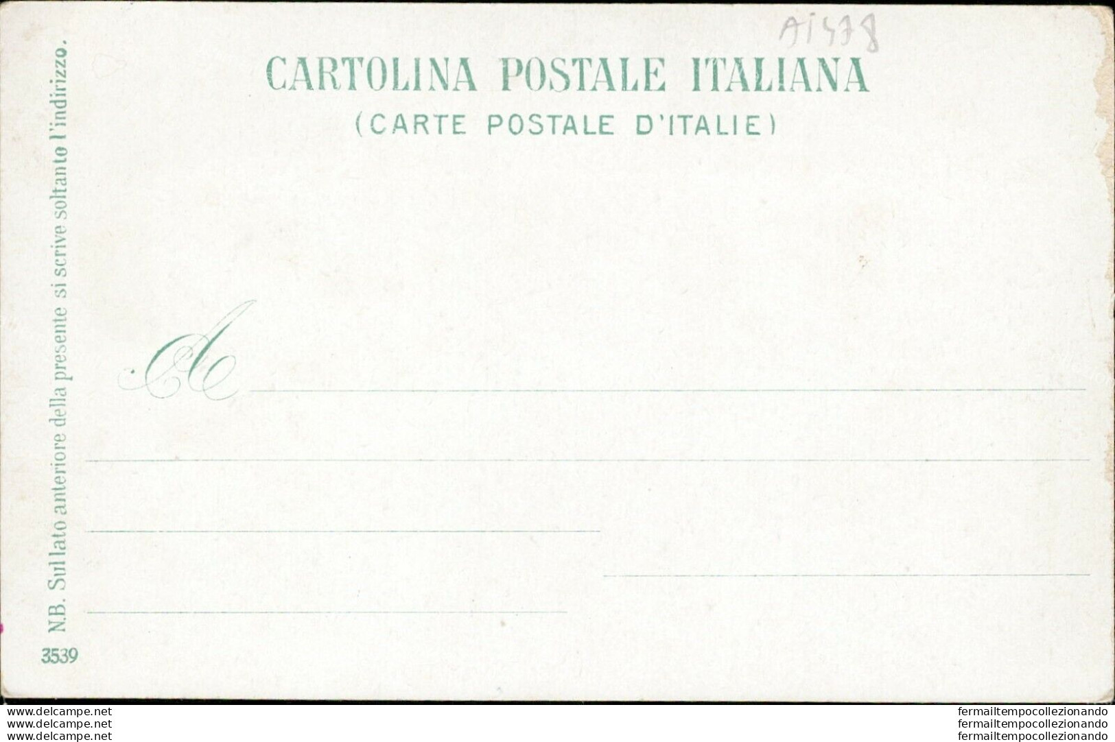 Ai478 Cartolina Castellammare Di Stabia Piazza Municipio Provincia Di Napoli - Napoli (Neapel)